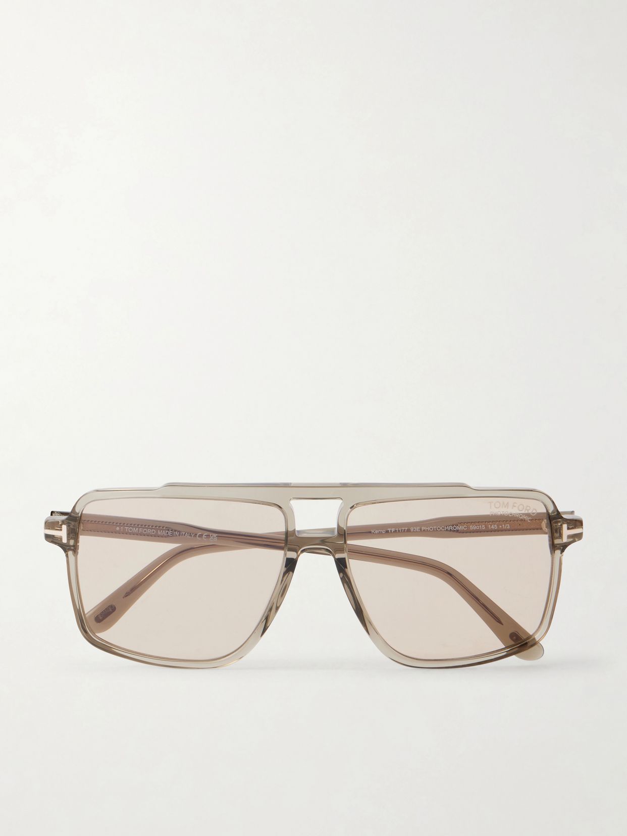 Kemp aviator-style acetate sunglasses