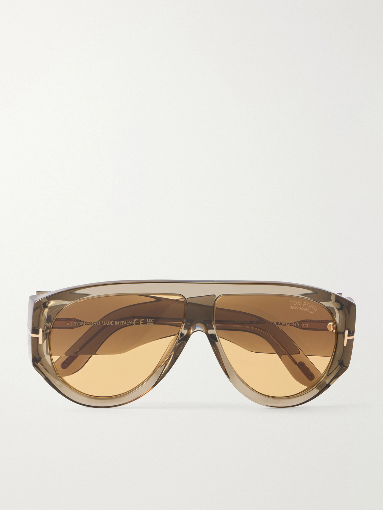 Tom Ford Bronson D-frame Tortoiseshell Acetate Sunglasses In Green