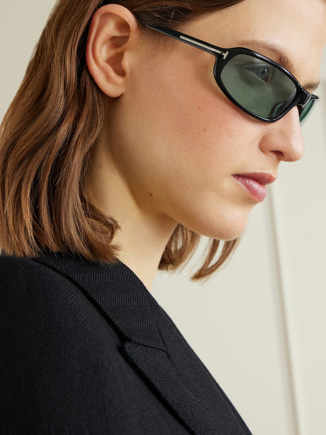 Tom Ford Addison-02 Rectangular-frame Acetate Sunglasses In Multi