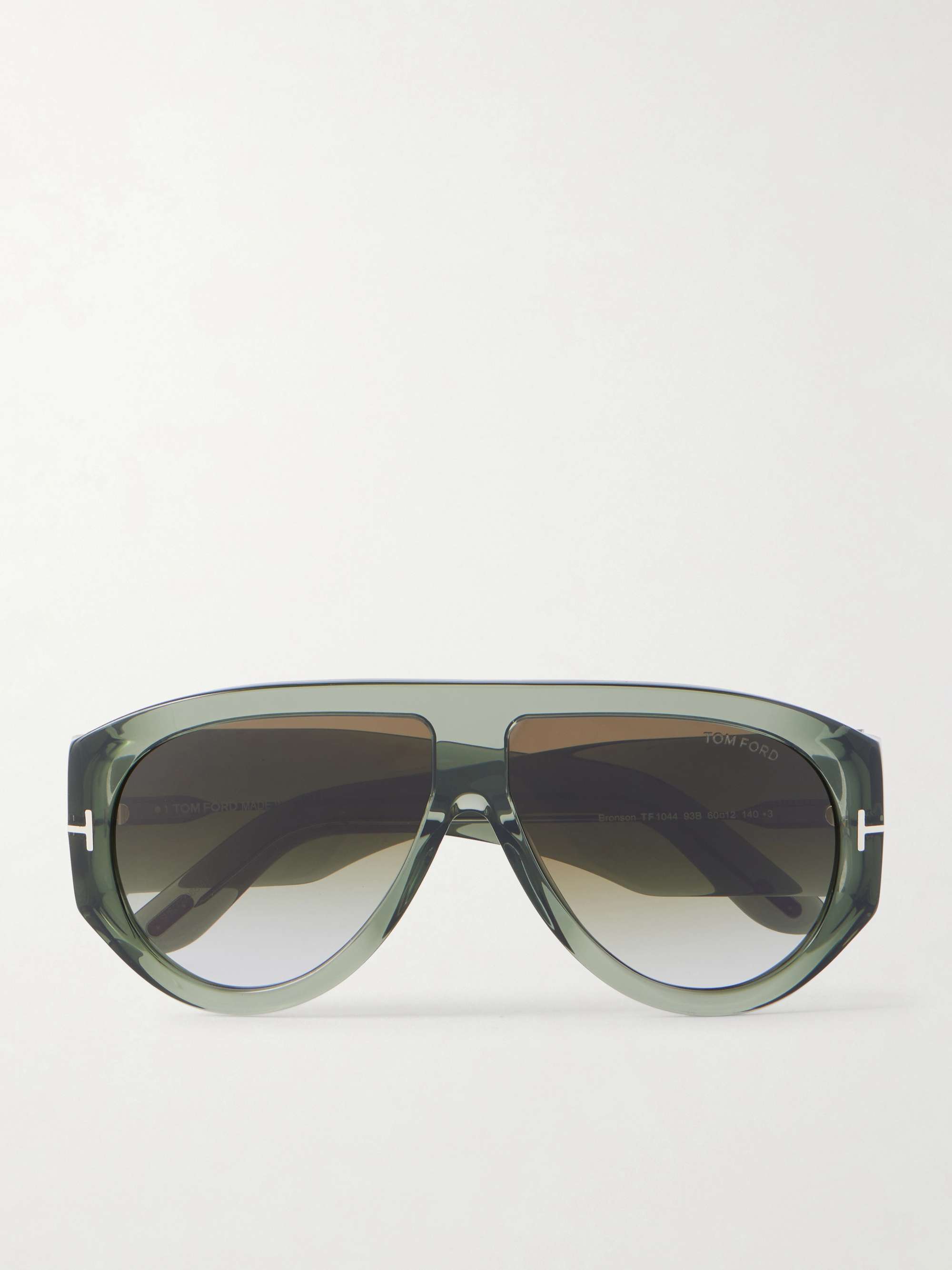 TOM FORD EYEWEAR Bronson D-frame tortoiseshell acetate sunglasses