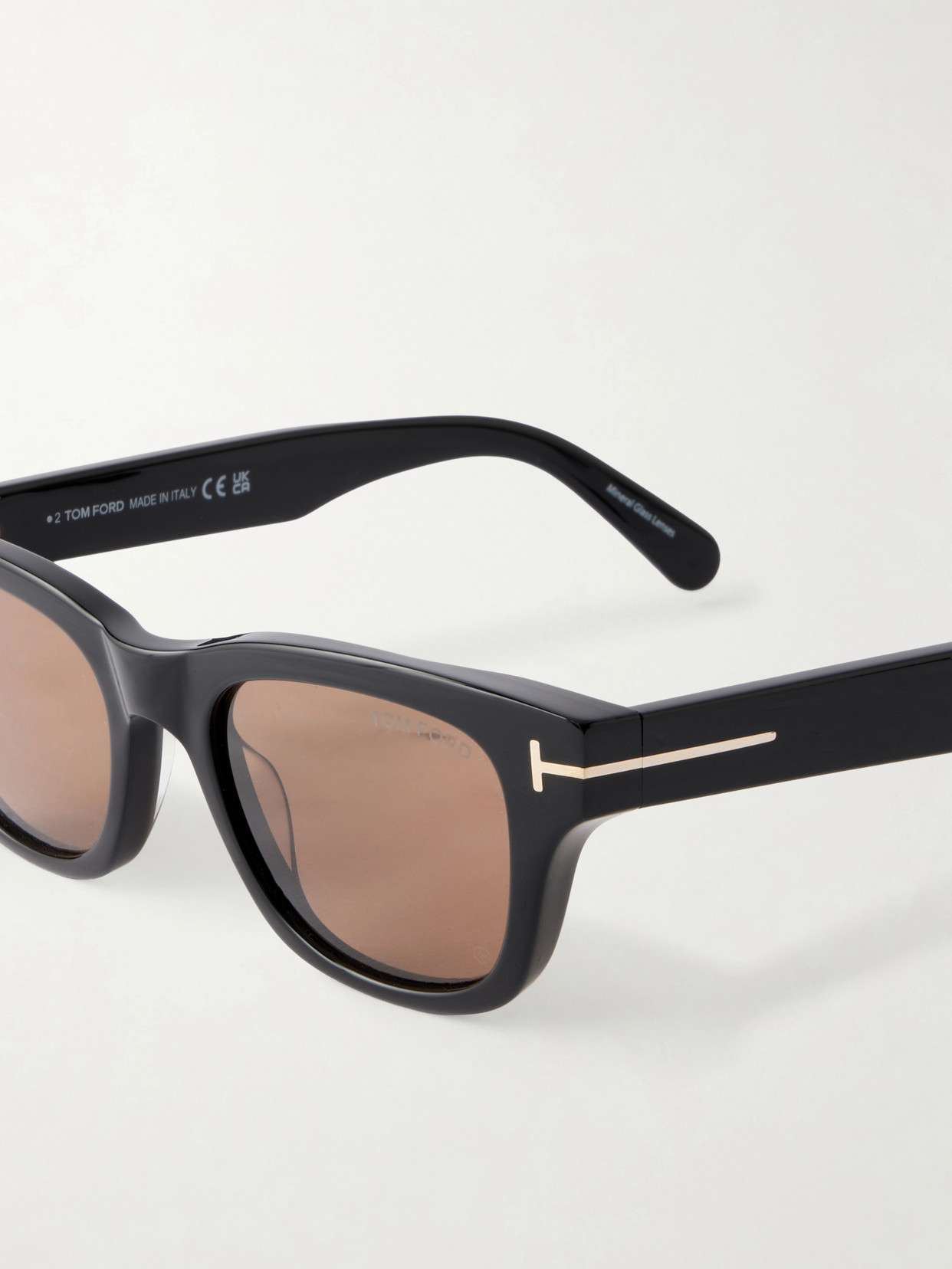 Tom Ford Caleb-02 Square-frame Acetate Sunglasses In Black