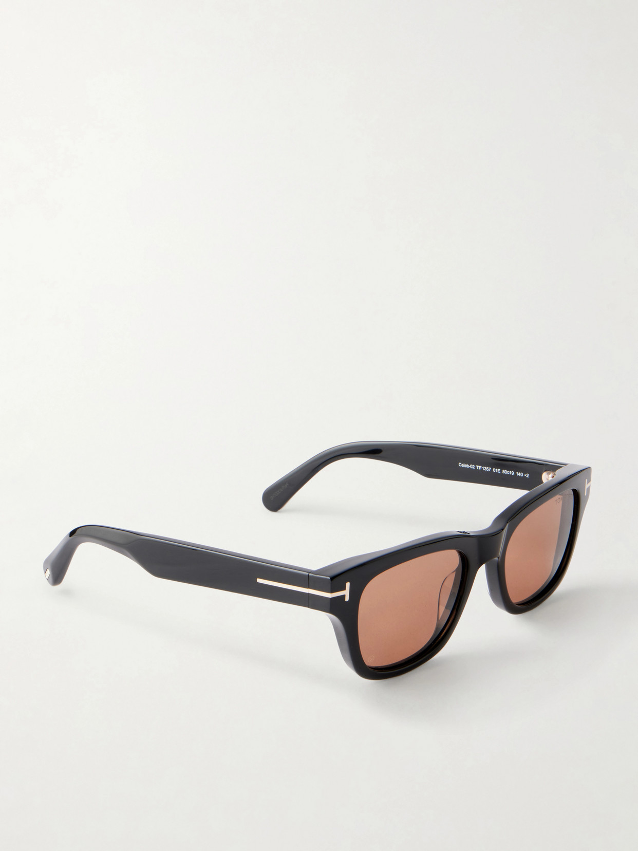 Tom Ford Caleb-02 Square-frame Acetate Sunglasses In Black