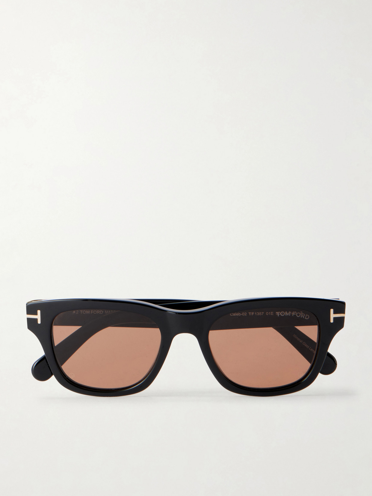 Tom Ford Caleb-02 Square-frame Acetate Sunglasses In Black