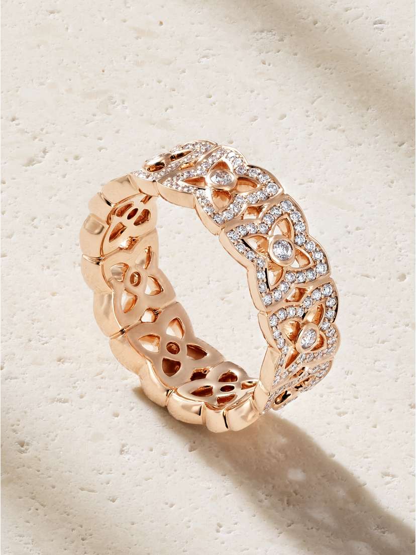 De Beers London Lotus By De Beers 18-karat Rose Gold Diamond Ring