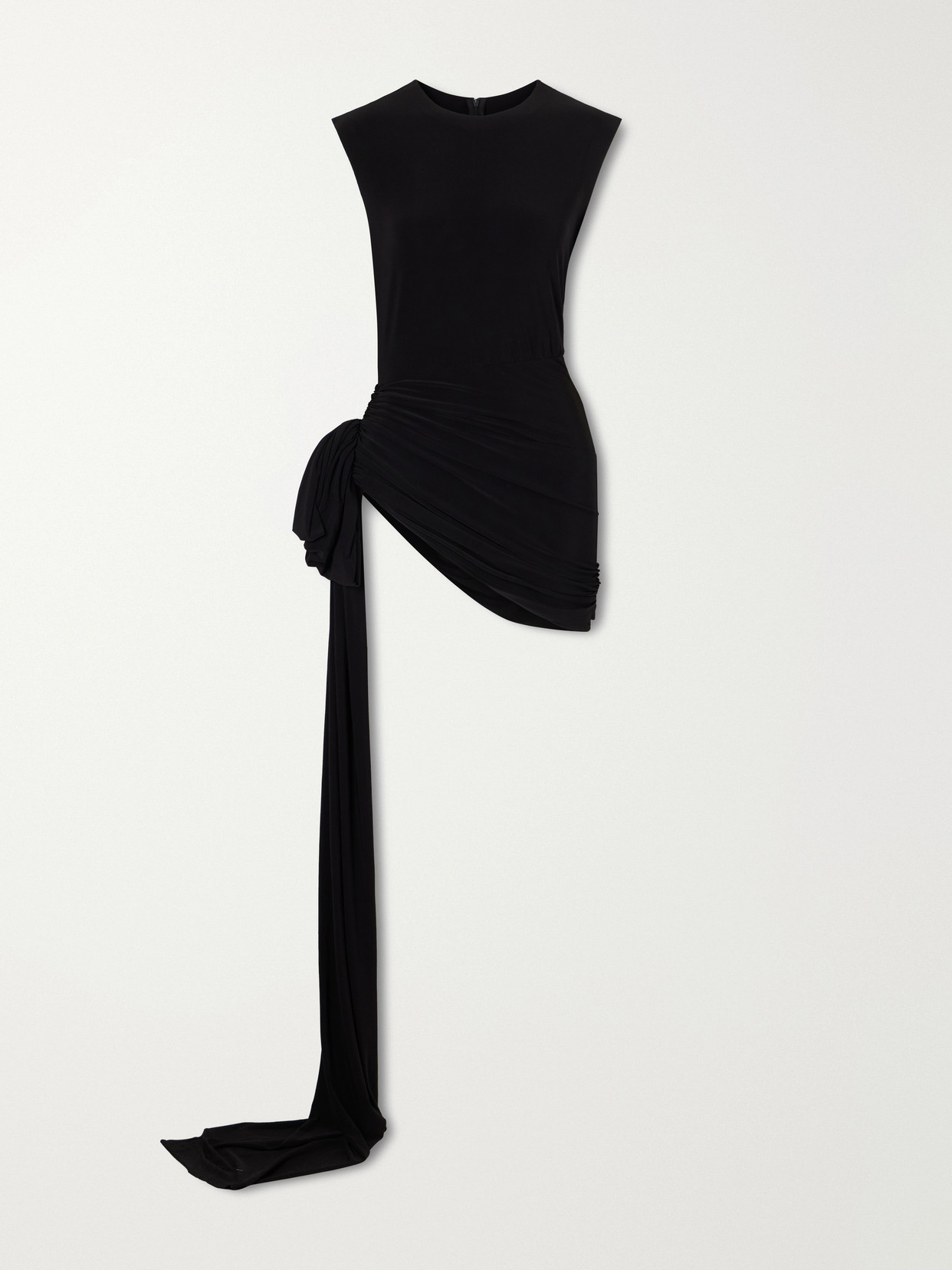 Norma Kamali Stretch-jersey Dress In Black