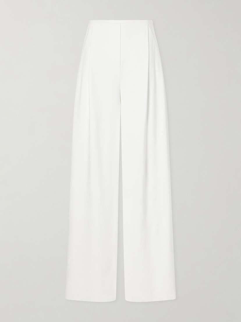 Norma Kamali Pleated Woven Wide-leg Pants | Thumbnail 6 Norma Kamali Pleated Woven Wide-leg Pants | Thumbnail 6