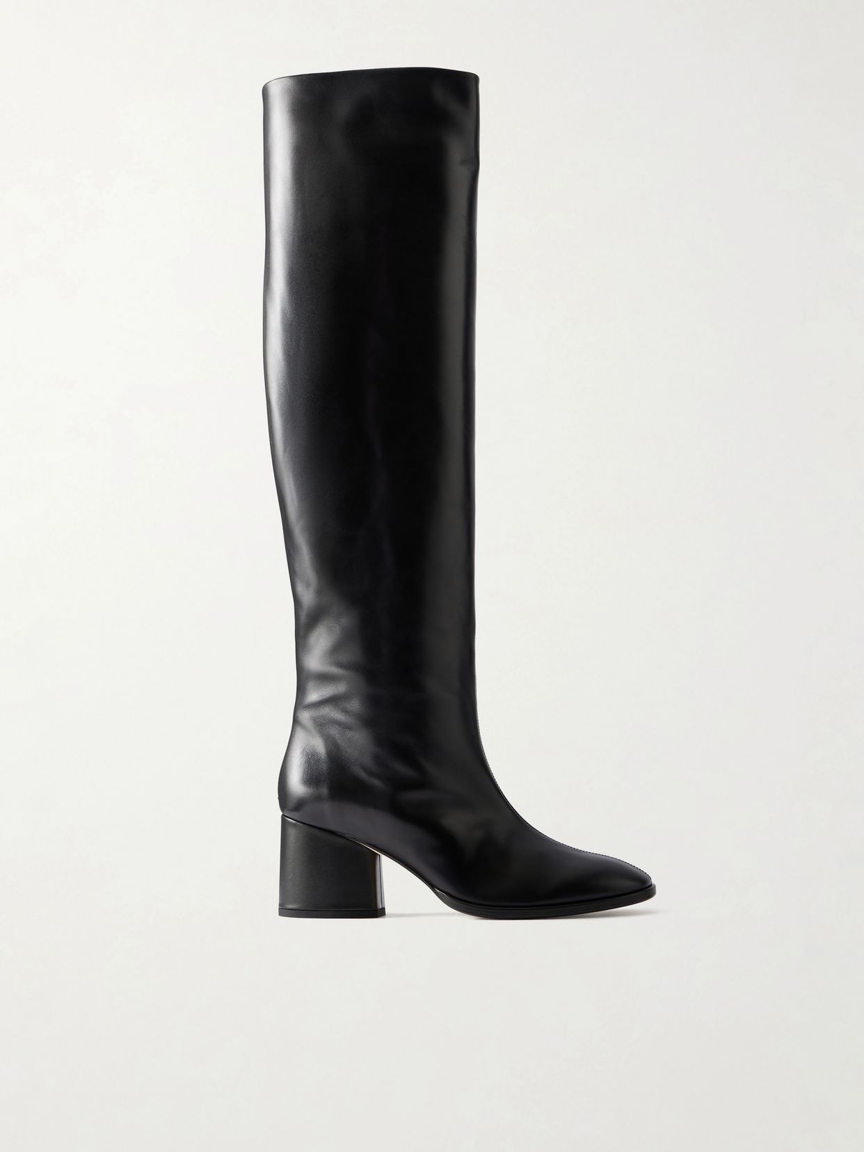 Almut patent leather knee boots
