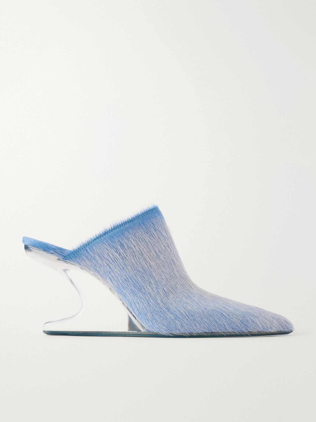 Cantilever calf hair pumps