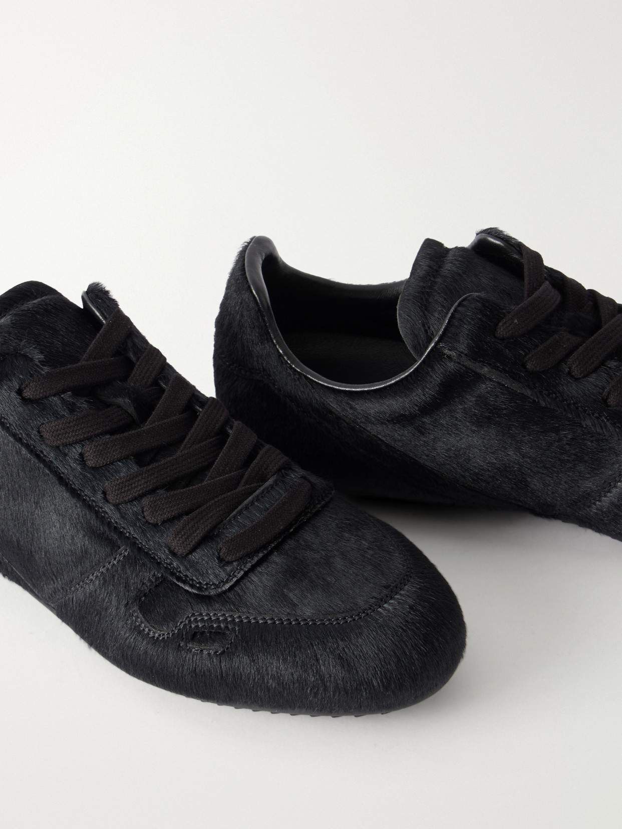 Minimal Sneaks Calf-Hair And Sneakers