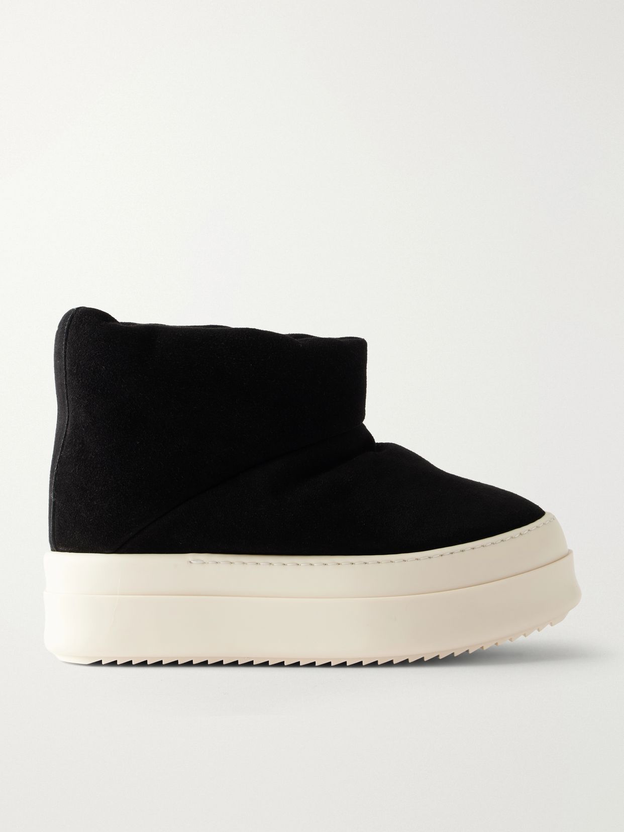Suede platform sneakers
