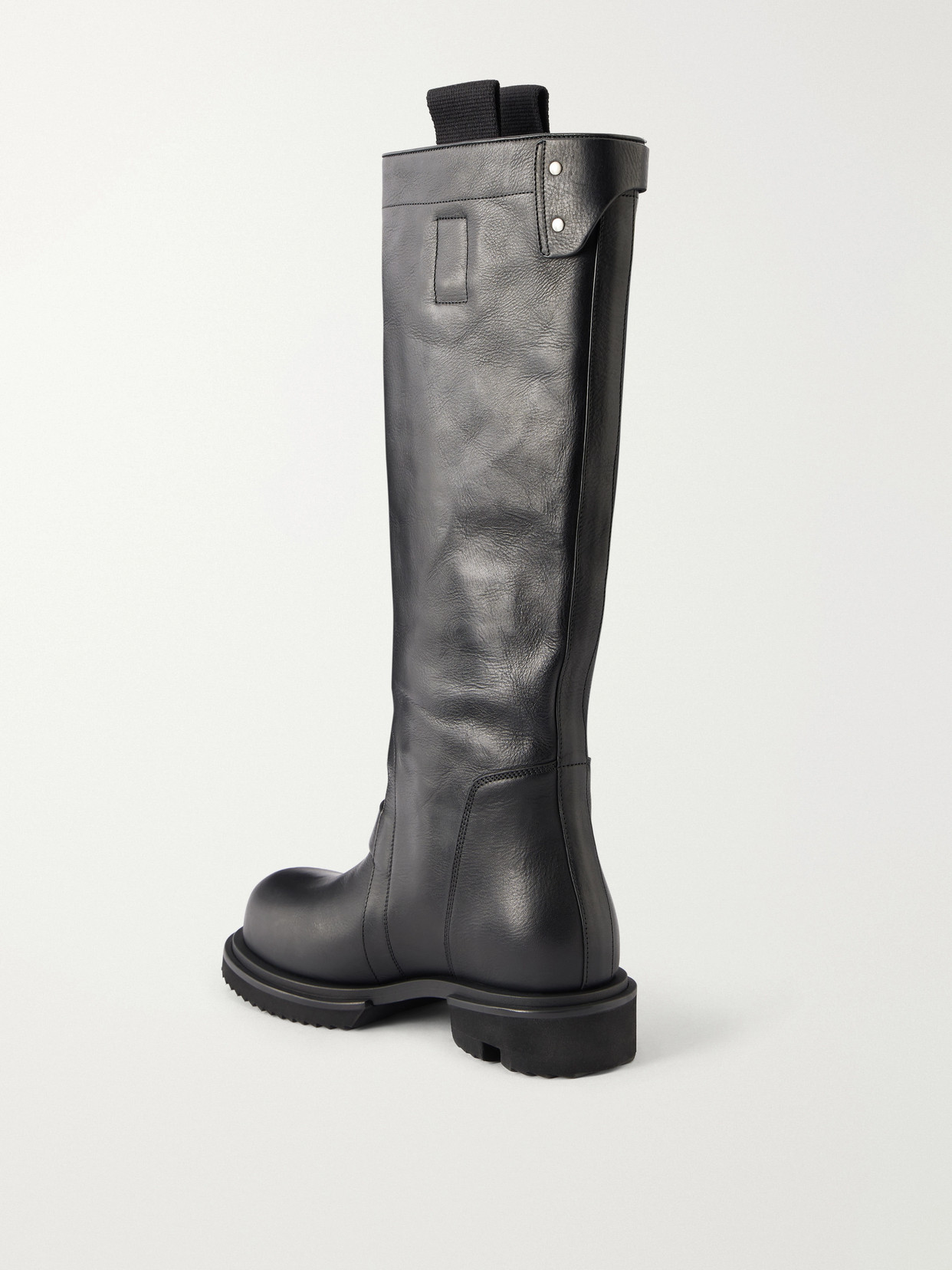 Leather Knee-High Boots