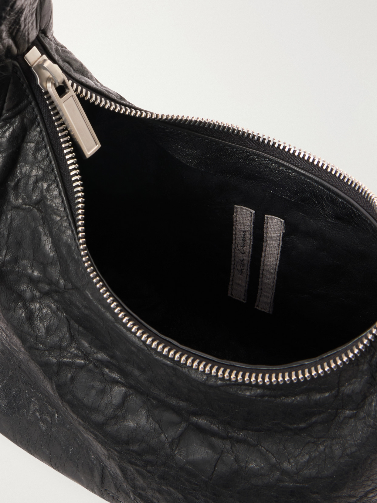 Disco Gemini Crinkled-Leather Shoulder Bag