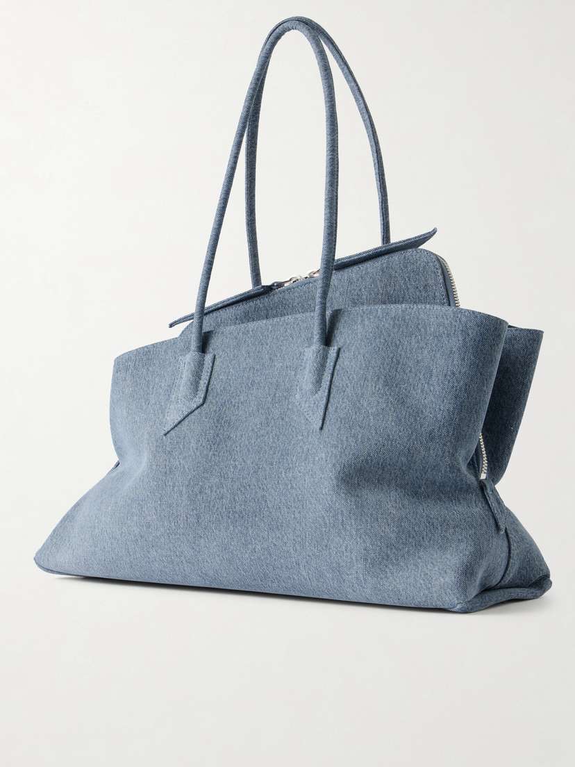 The Attico La Passegiata Medium Asymmetric Denim Shoulder Bag | Thumbnail 4 The Attico La Passegiata Medium Asymmetric Denim Shoulder Bag | Thumbnail 4