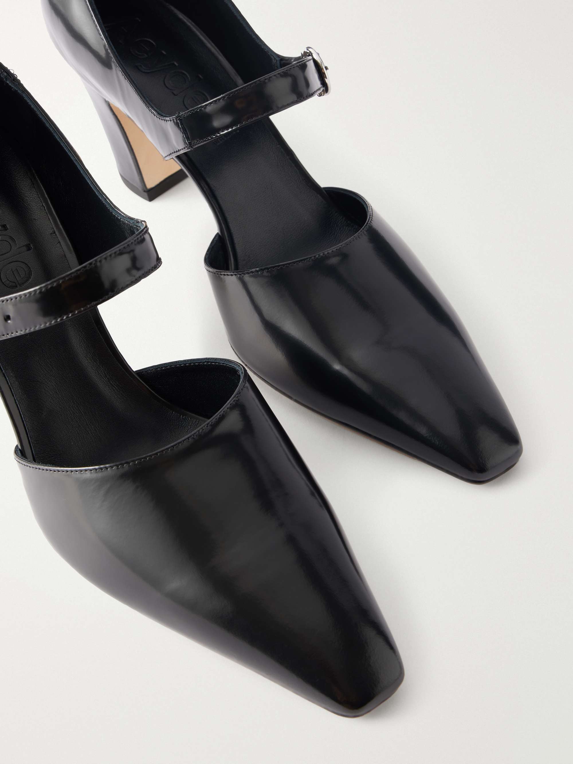 AEYDE Isidora 75 calf-leather pumps | NET-A-PORTER