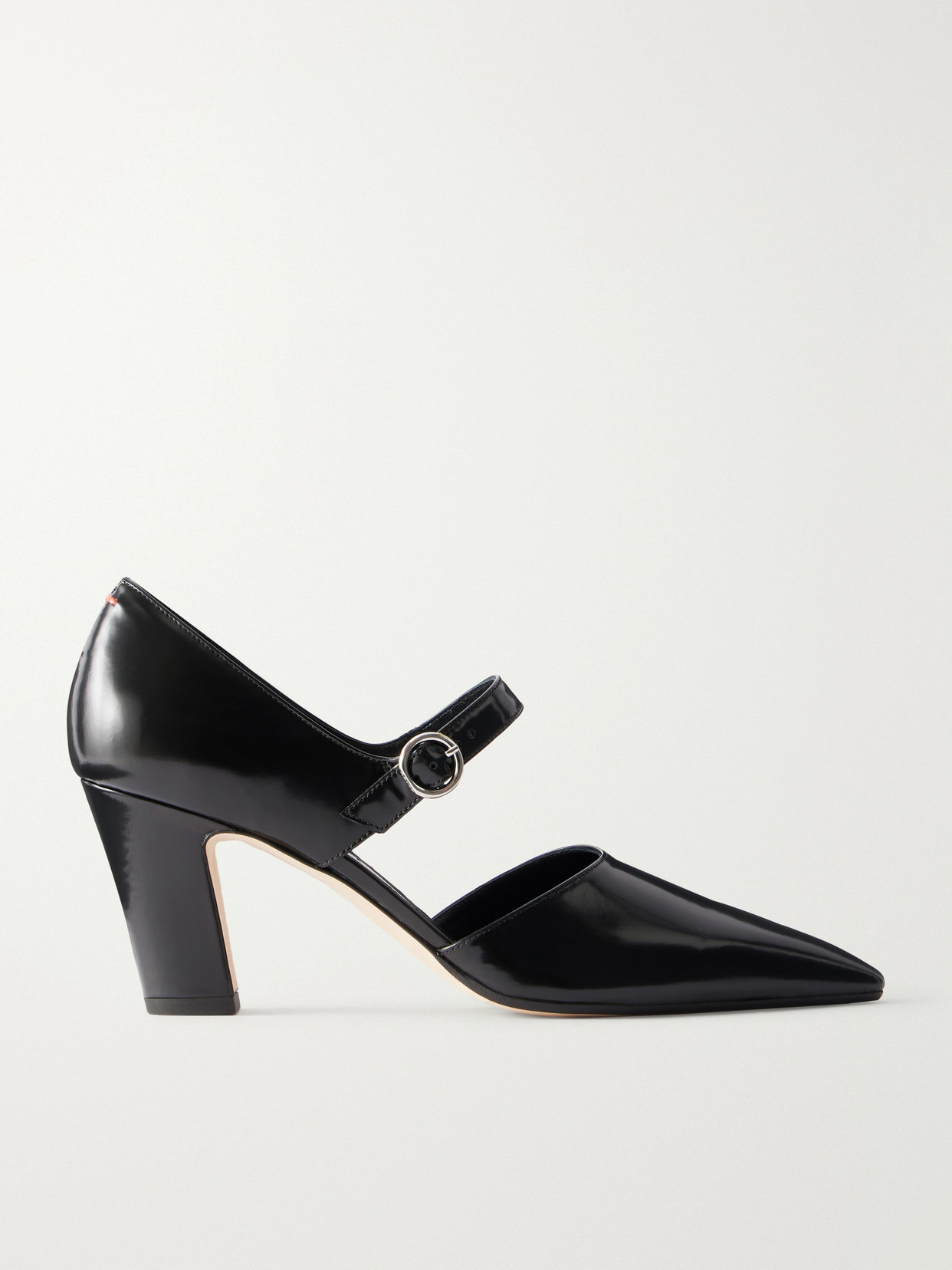 Aeyde Isidora 75 Calf-leather Pumps In Black