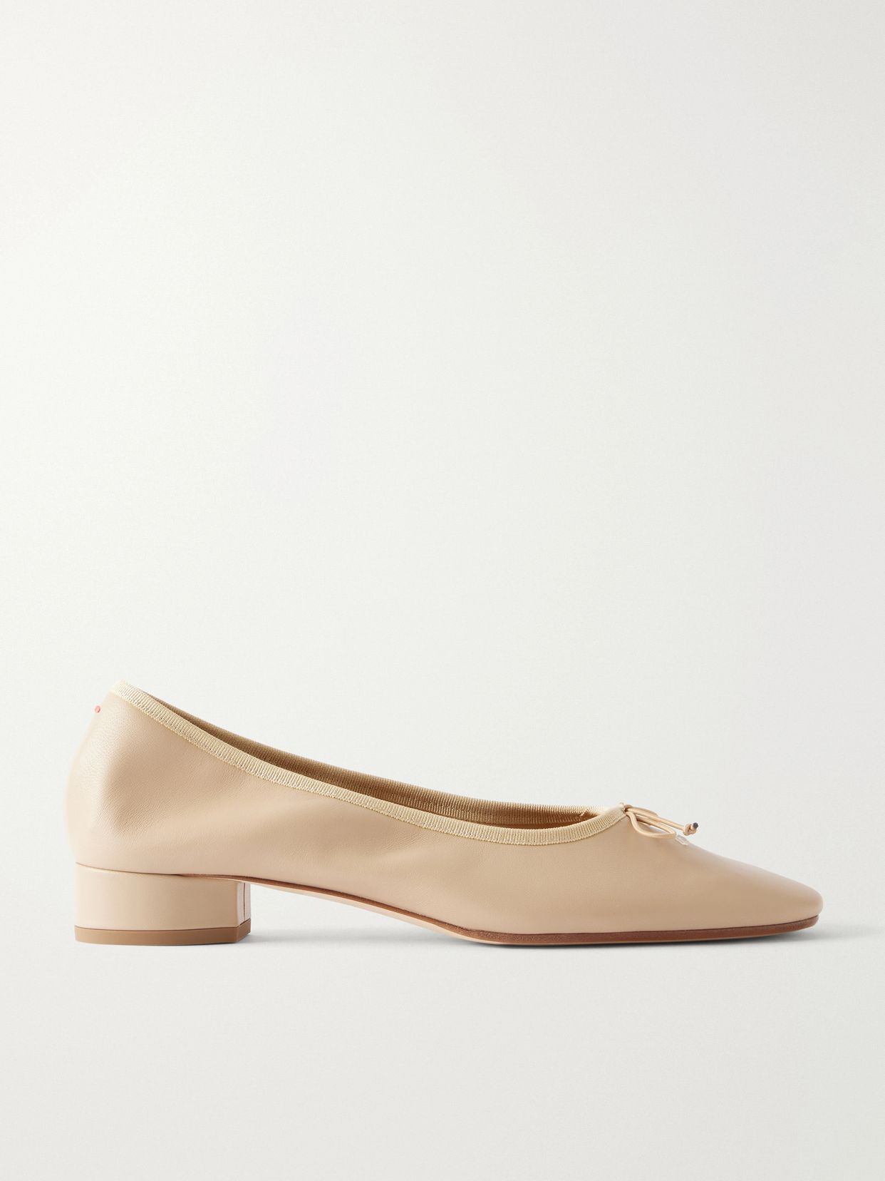 onda 25 bow detail leather pumps