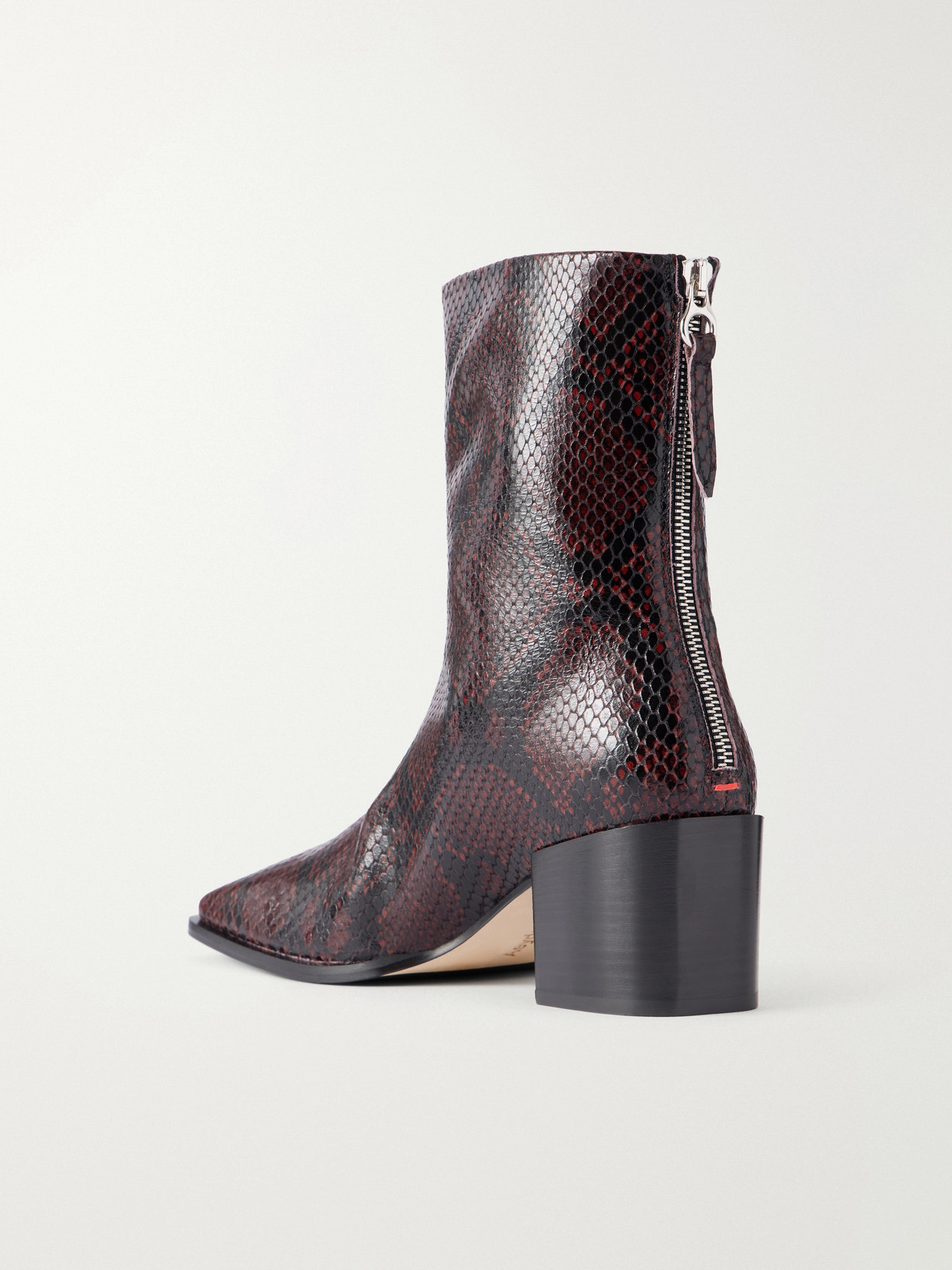 Amina Sneak-Effect Ankle Boots