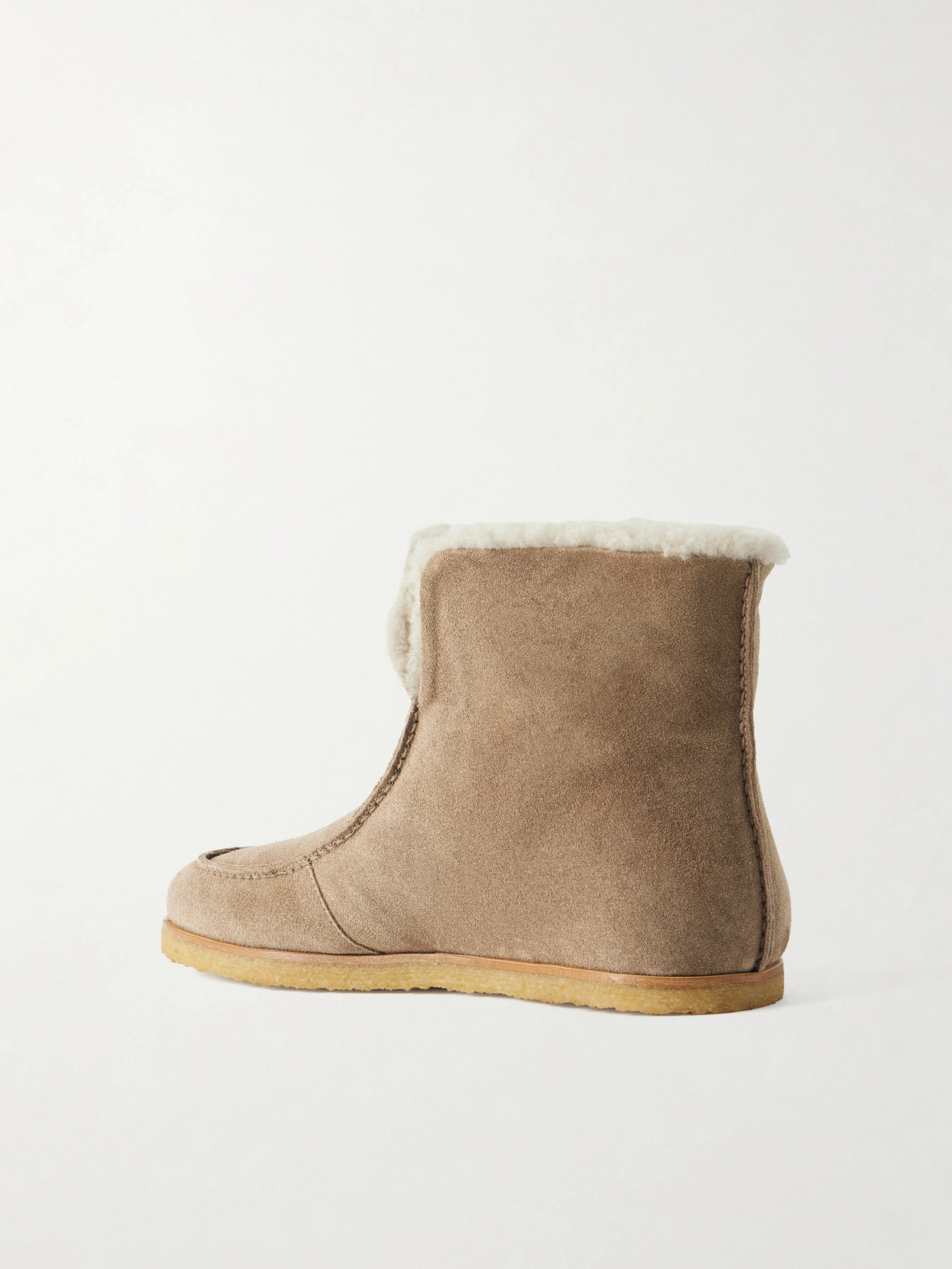 52 Shearling-Trimmed Ankle Boots