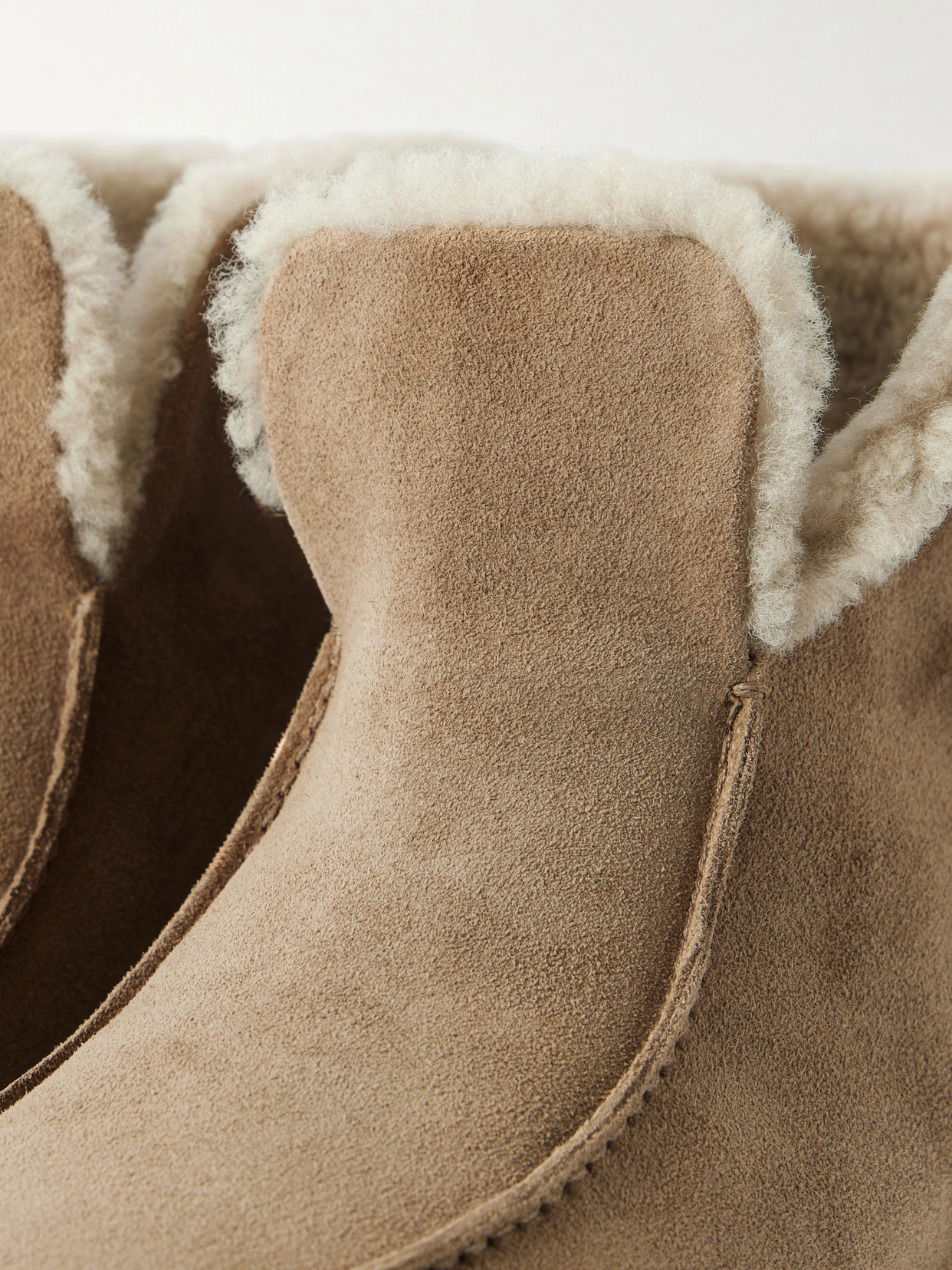 52 Shearling-Trimmed Ankle Boots