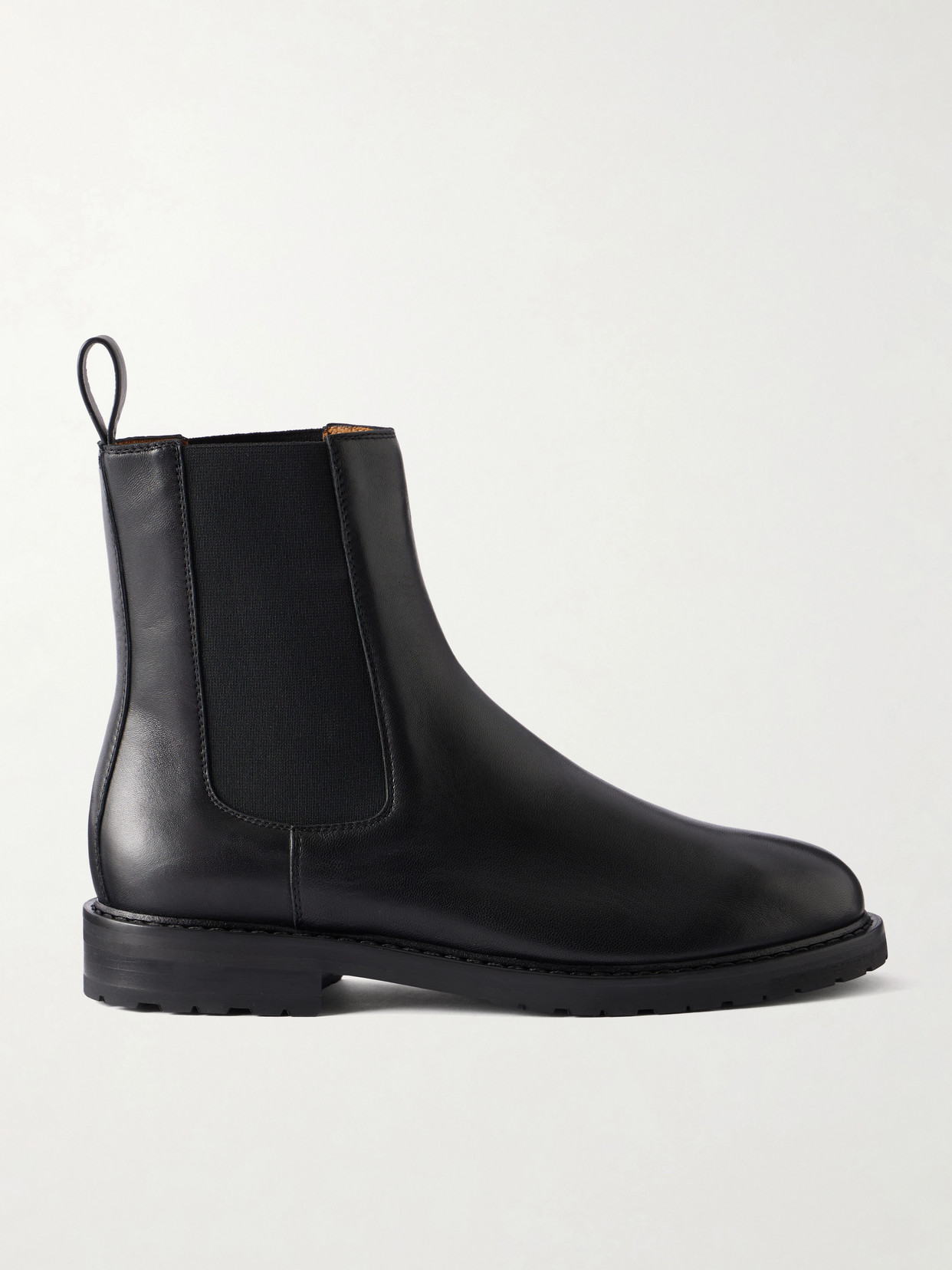Legres 25 Leather Chelsea Boots In Black
