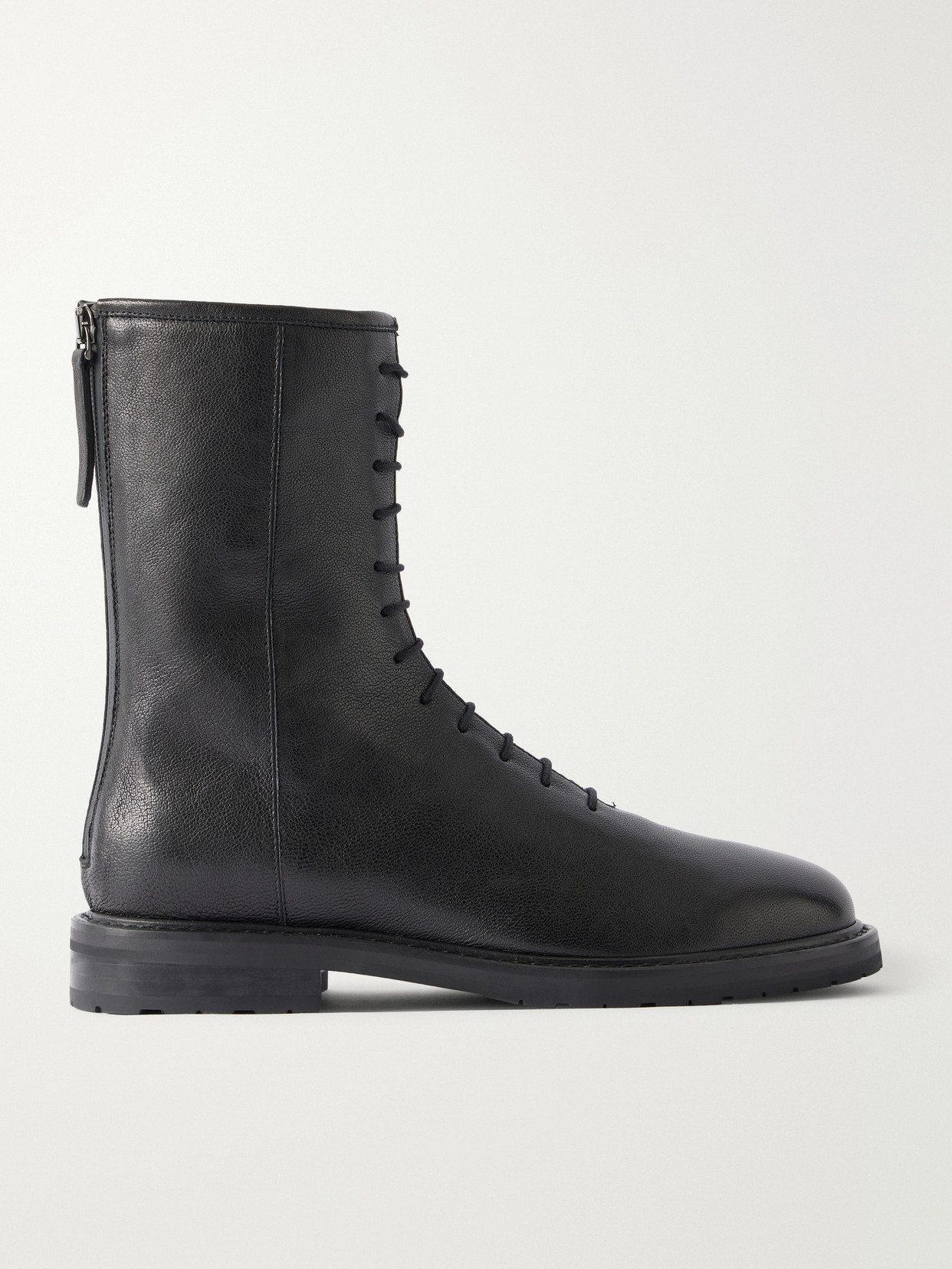 Legres 08 Leather Ankle Boots In Black