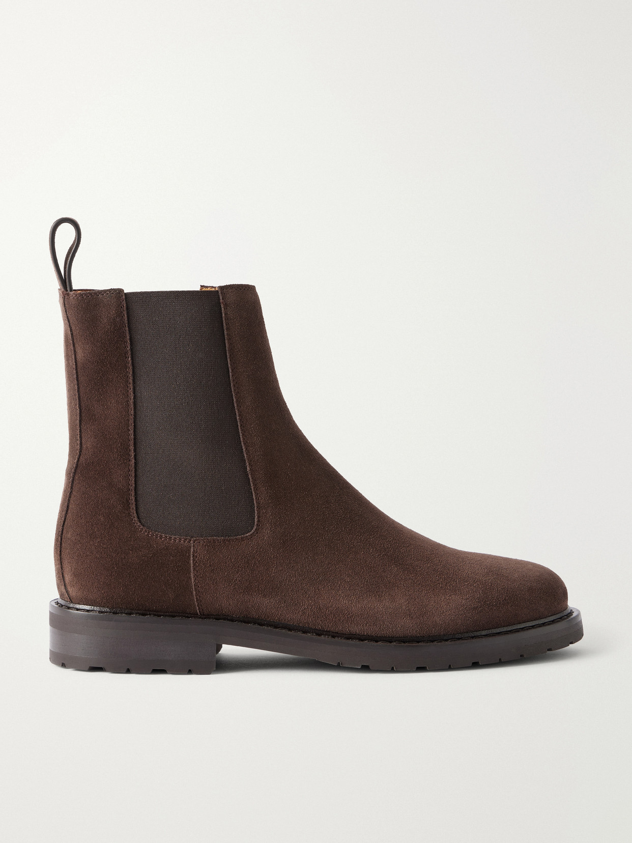 Legres 25 Chelsea Suede Ankle Boots In Brown