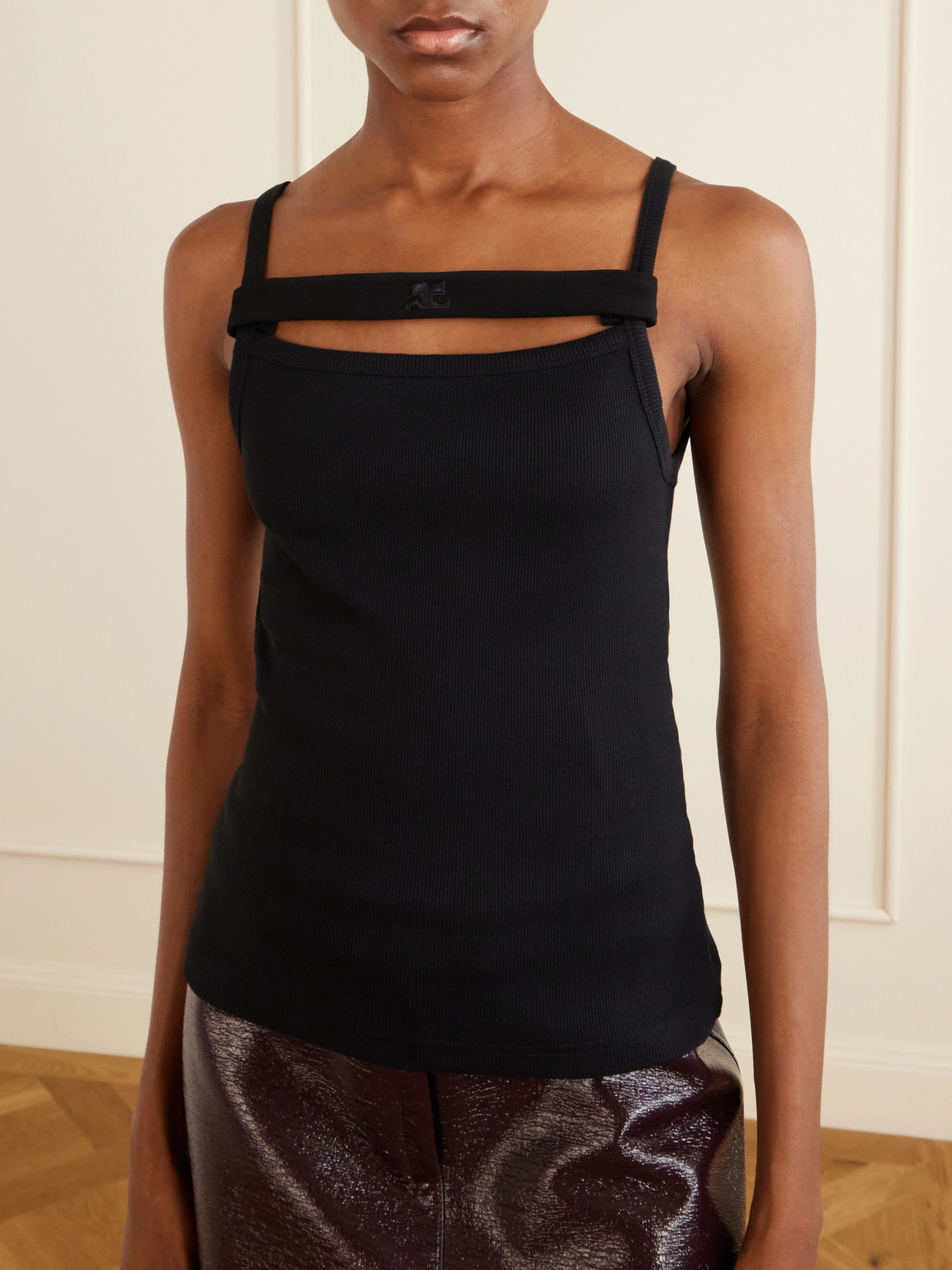 90'S Ribbed Cotton-Blend Jersey Tank
