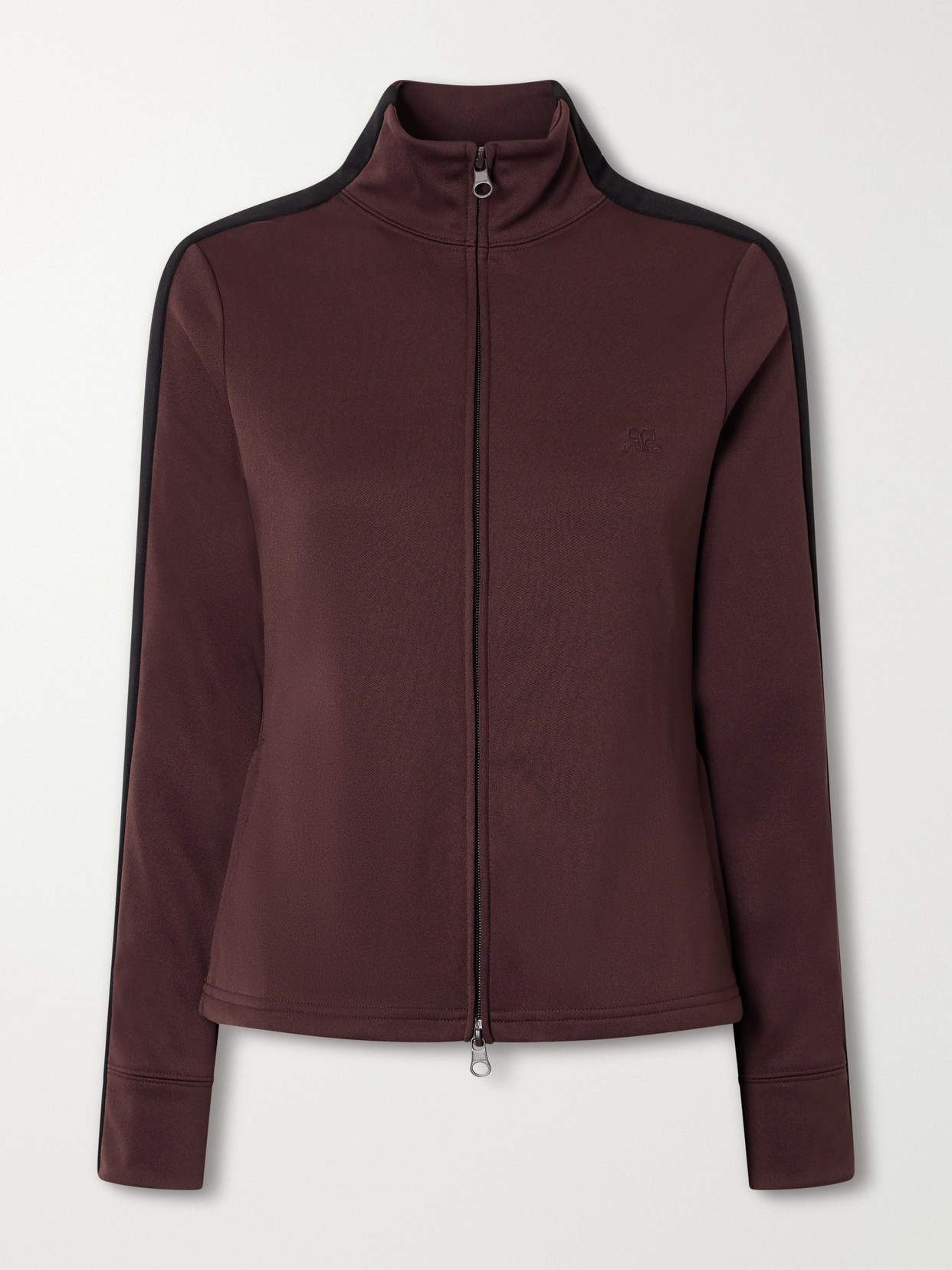 Logo-Embroidered Jersey Jacket