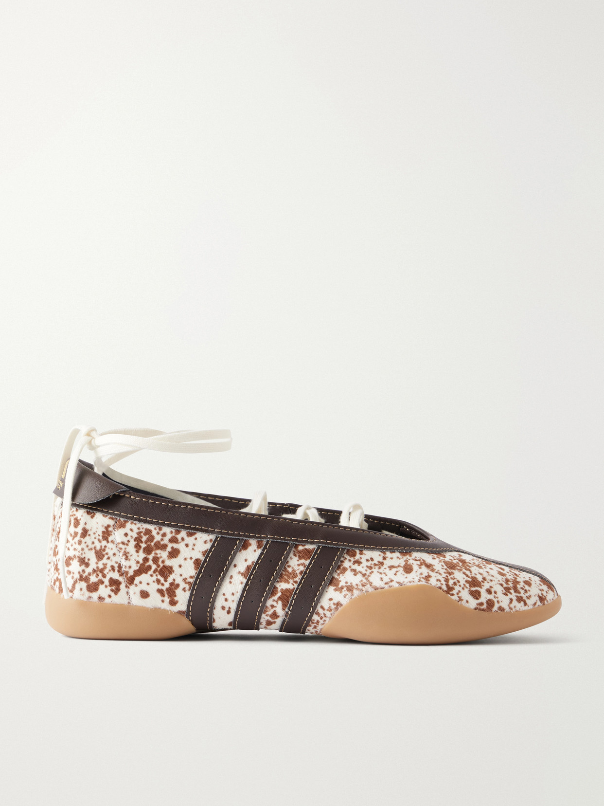 Taekwondo Mei Leather-Trimmed Pony Sneakers
