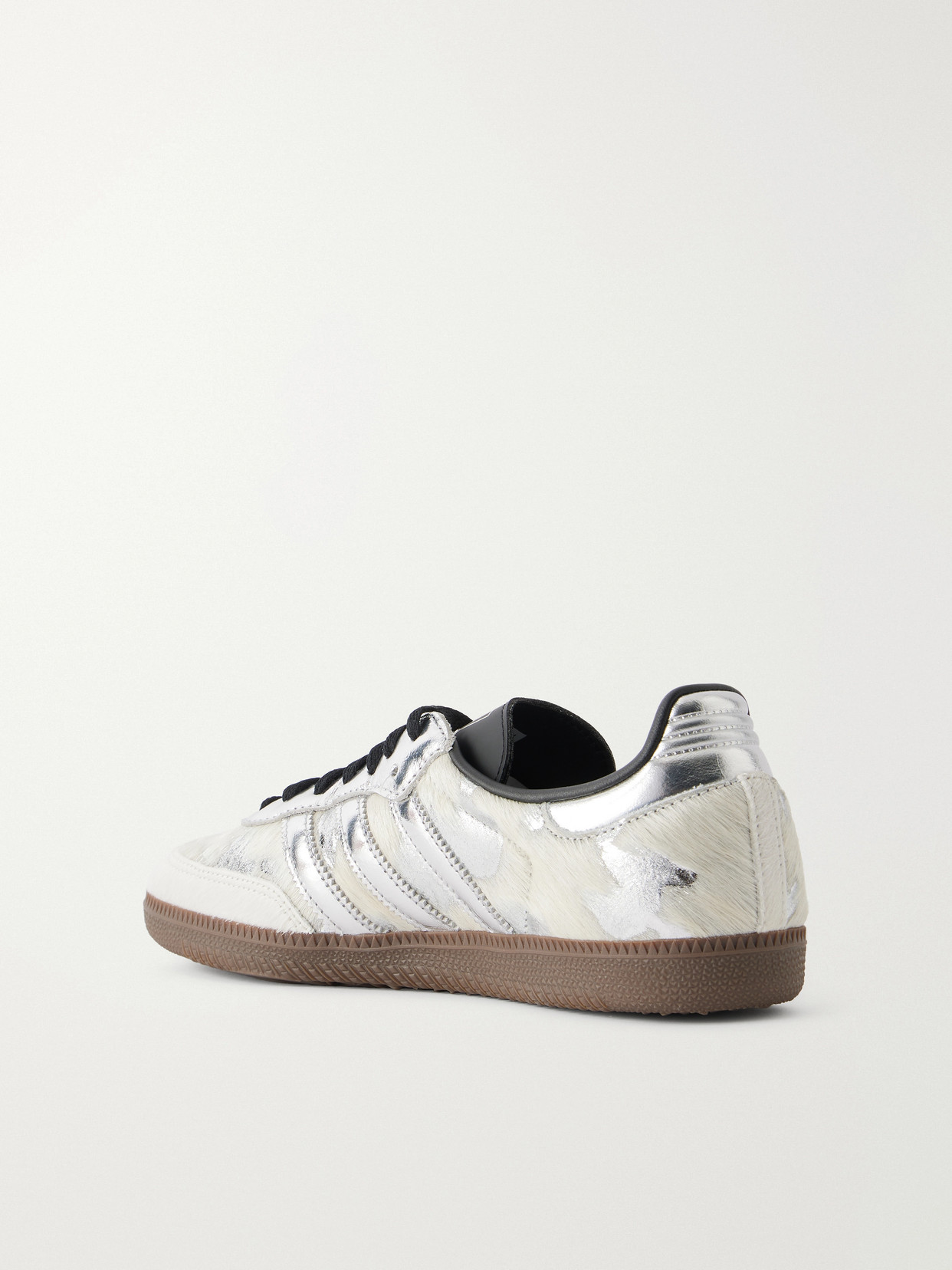 Samba Og Calf Hair-Trimmed Sneakers