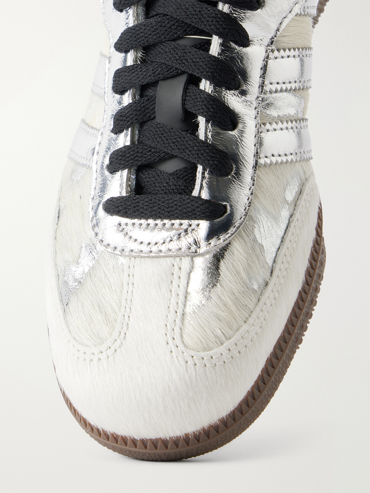 Samba Og Calf Hair-Trimmed Sneakers