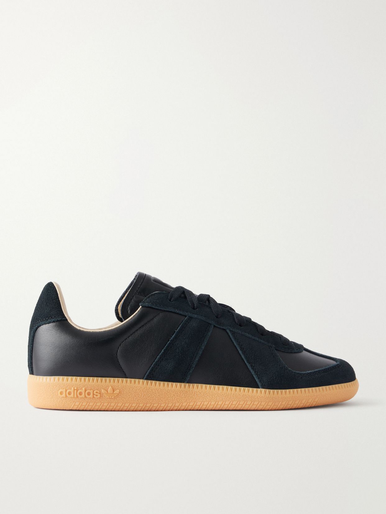 BW Army suede-trimmed leather sneakers