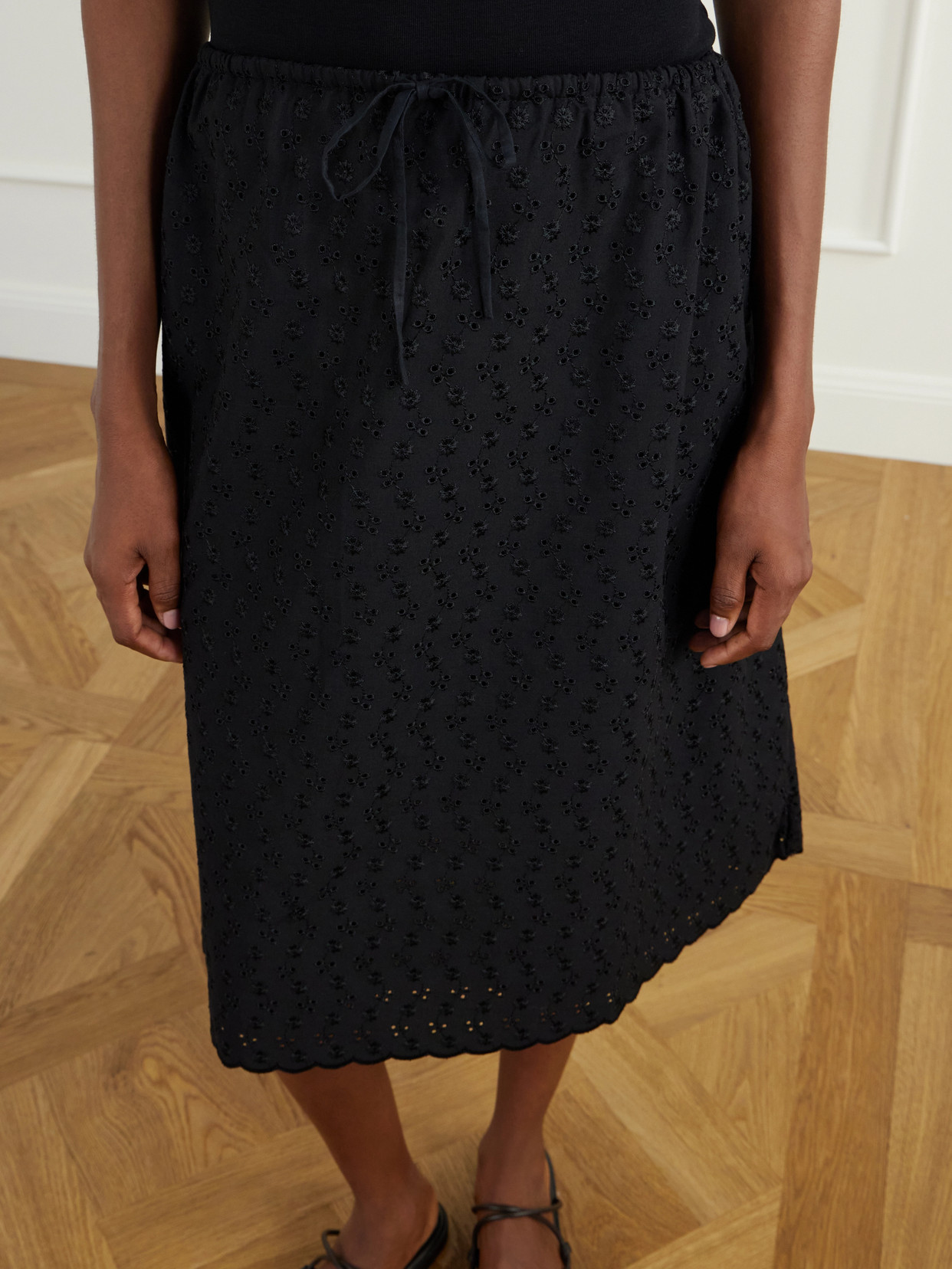 Santana Broderie Anglaise Midi