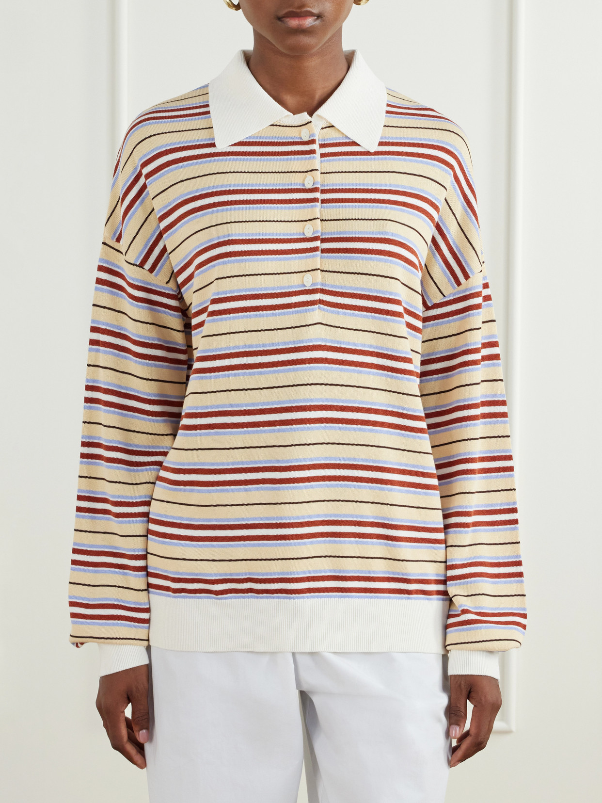 Harlow Striped Polo