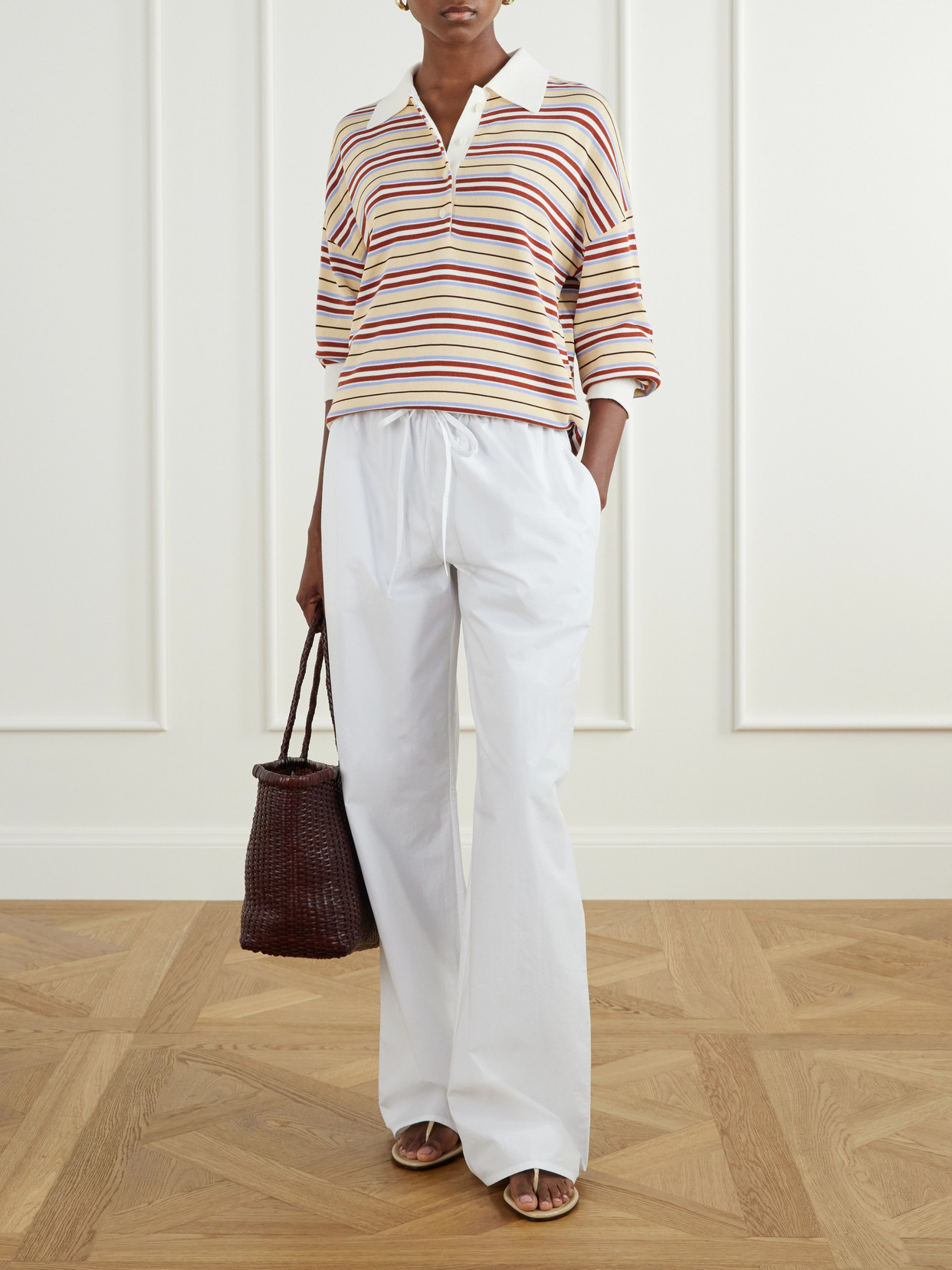 Harlow Striped Polo