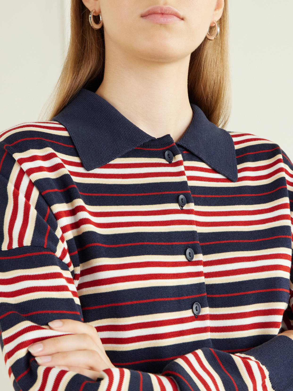Harlow Striped Polo
