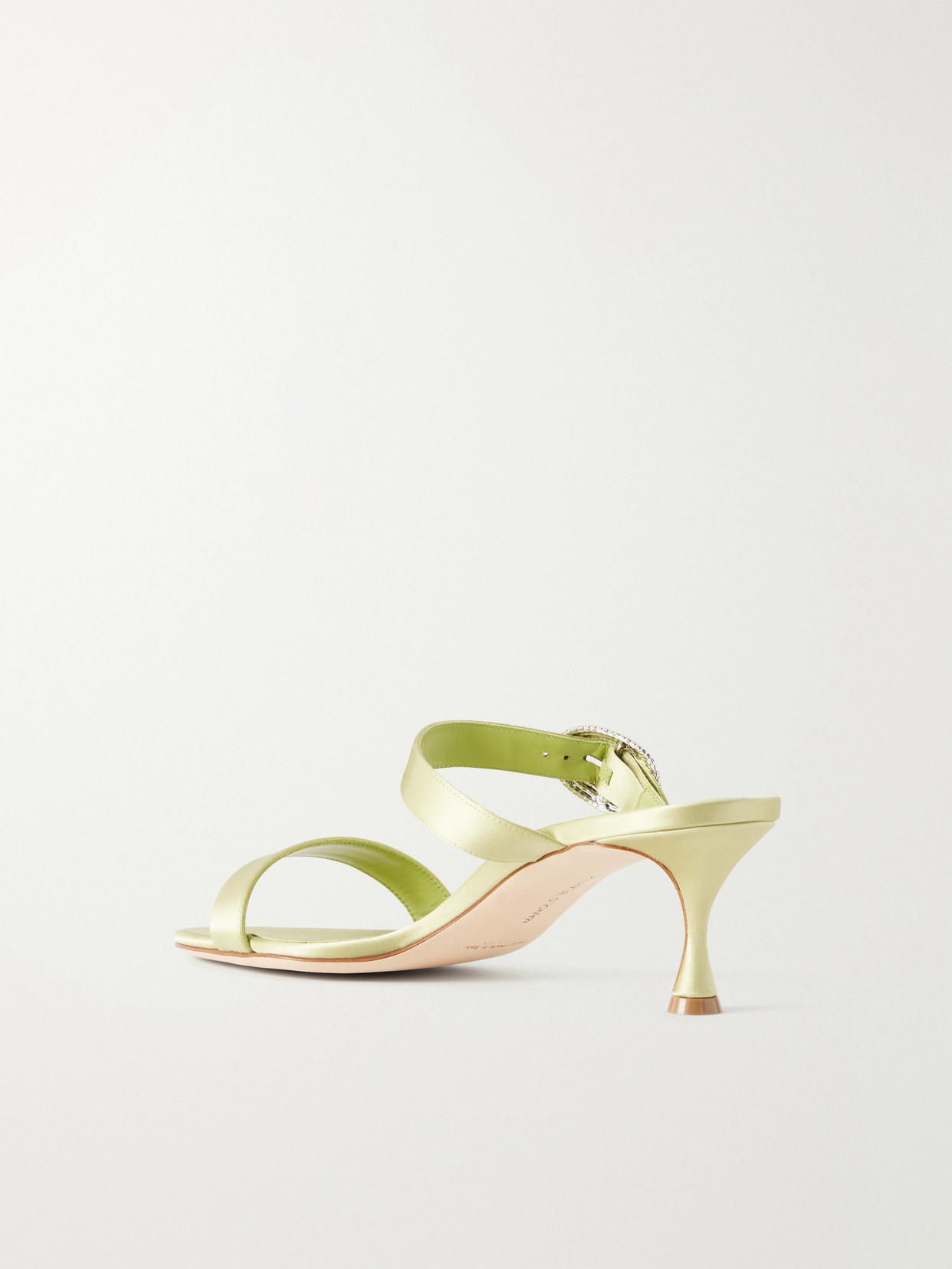 Zutosanmu 50 Crystal-Embellished Sandals