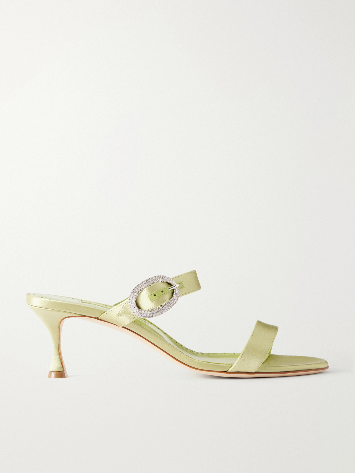 Zutosanmu 50 Crystal-Embellished Sandals