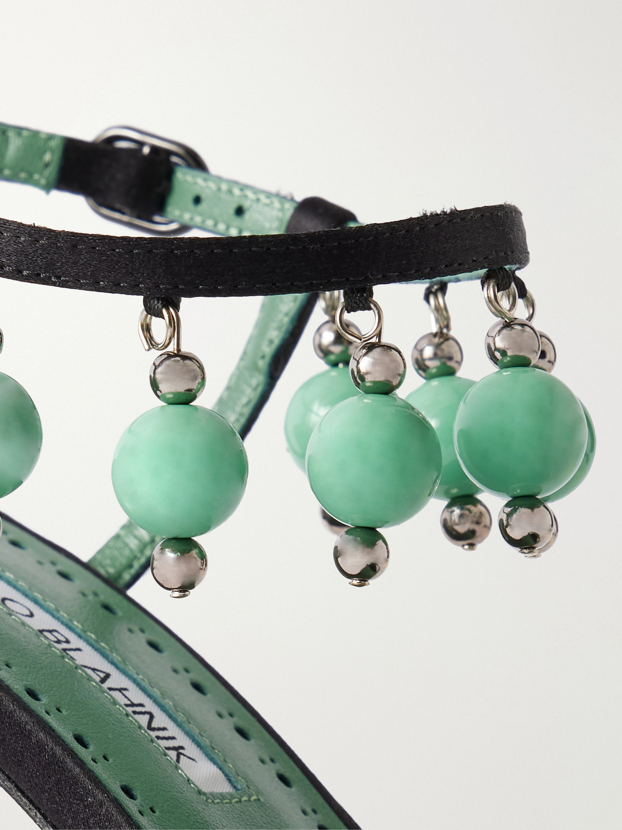 Kasasan 90 Bead-Embellished Sandals