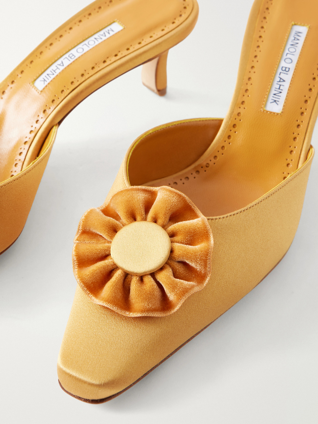Caulon 50 Velvet-Trimmed Pumps