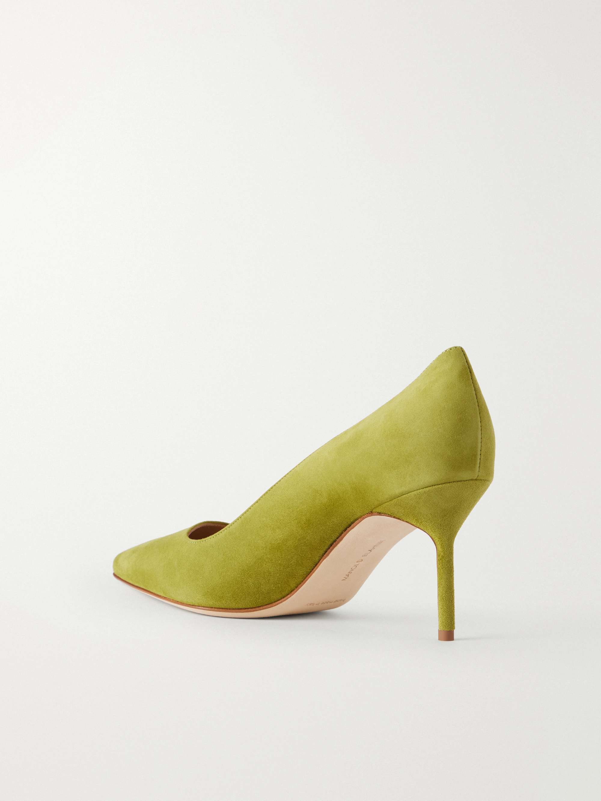 MANOLO BLAHNIK BB 70 suede pumps