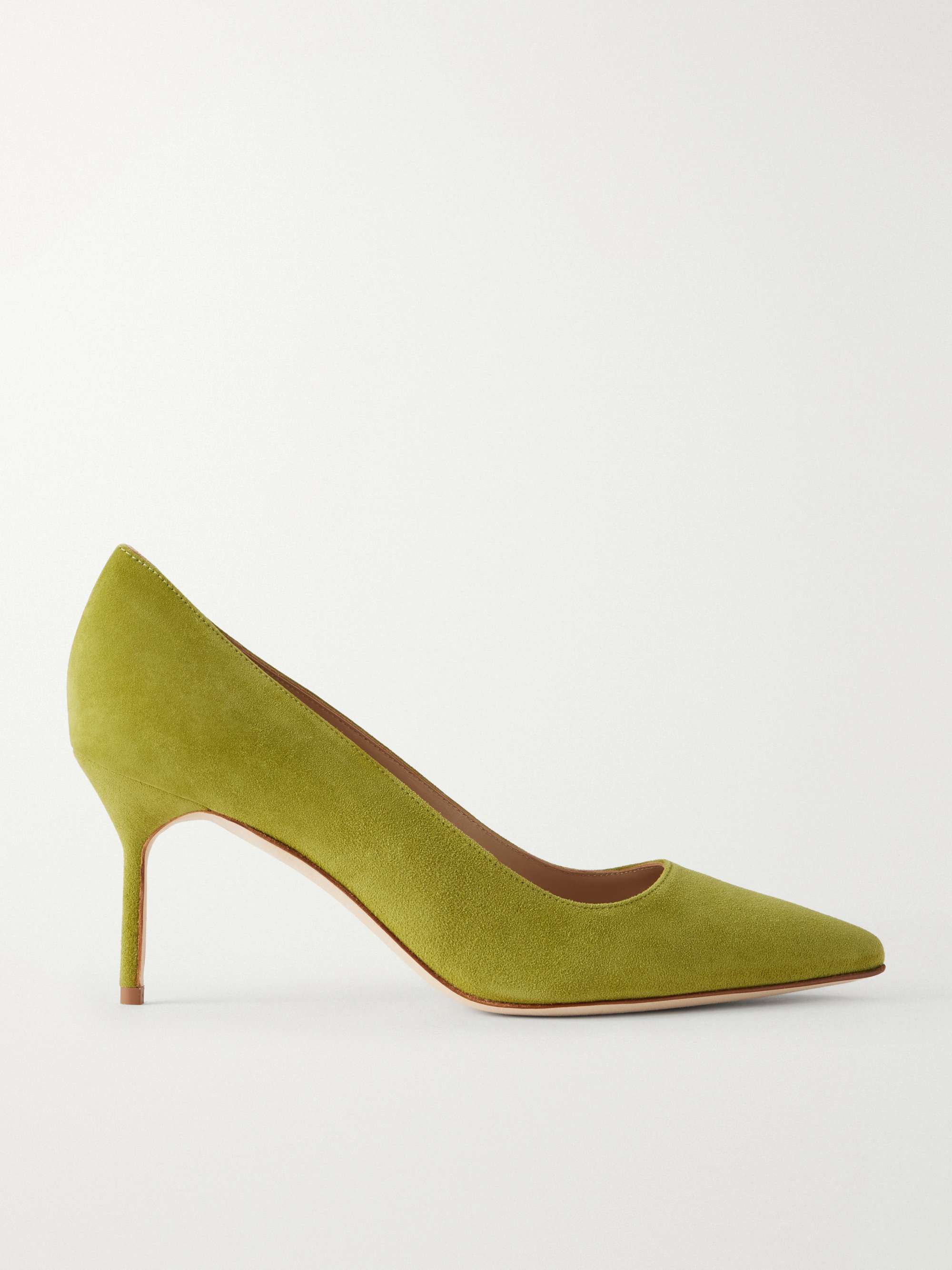 MANOLO BLAHNIK BB 70 suede pumps