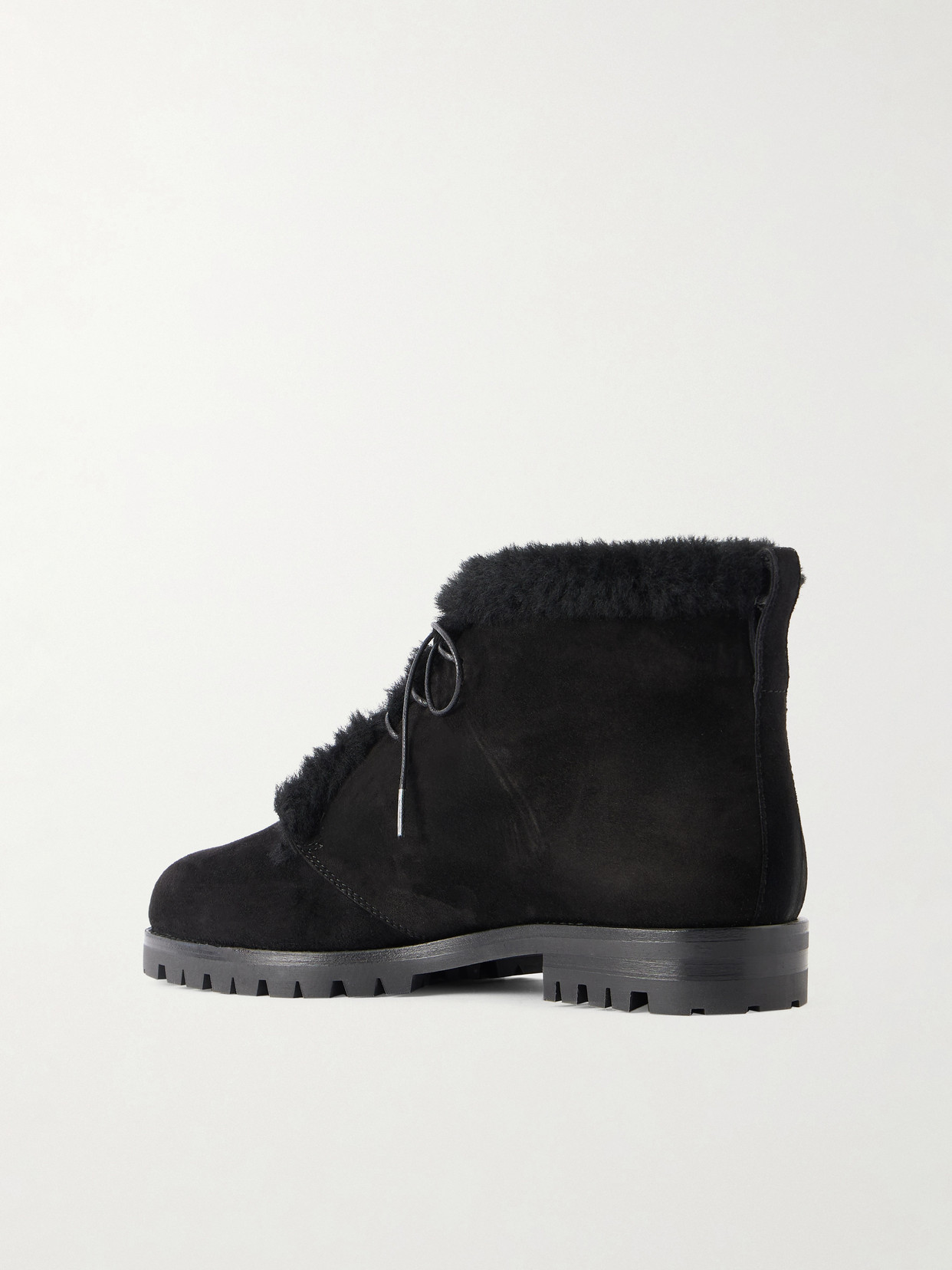 Mircus 10 Shearling-Trimmed Ankle Boots