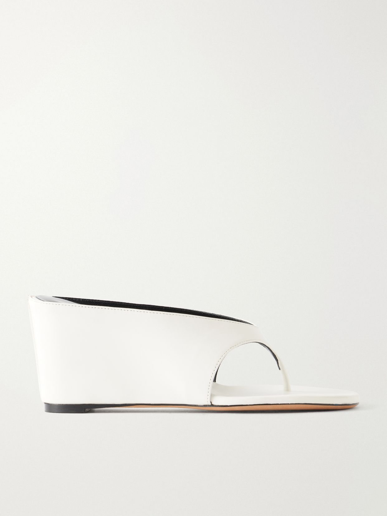 Yaga leather wedge sandals