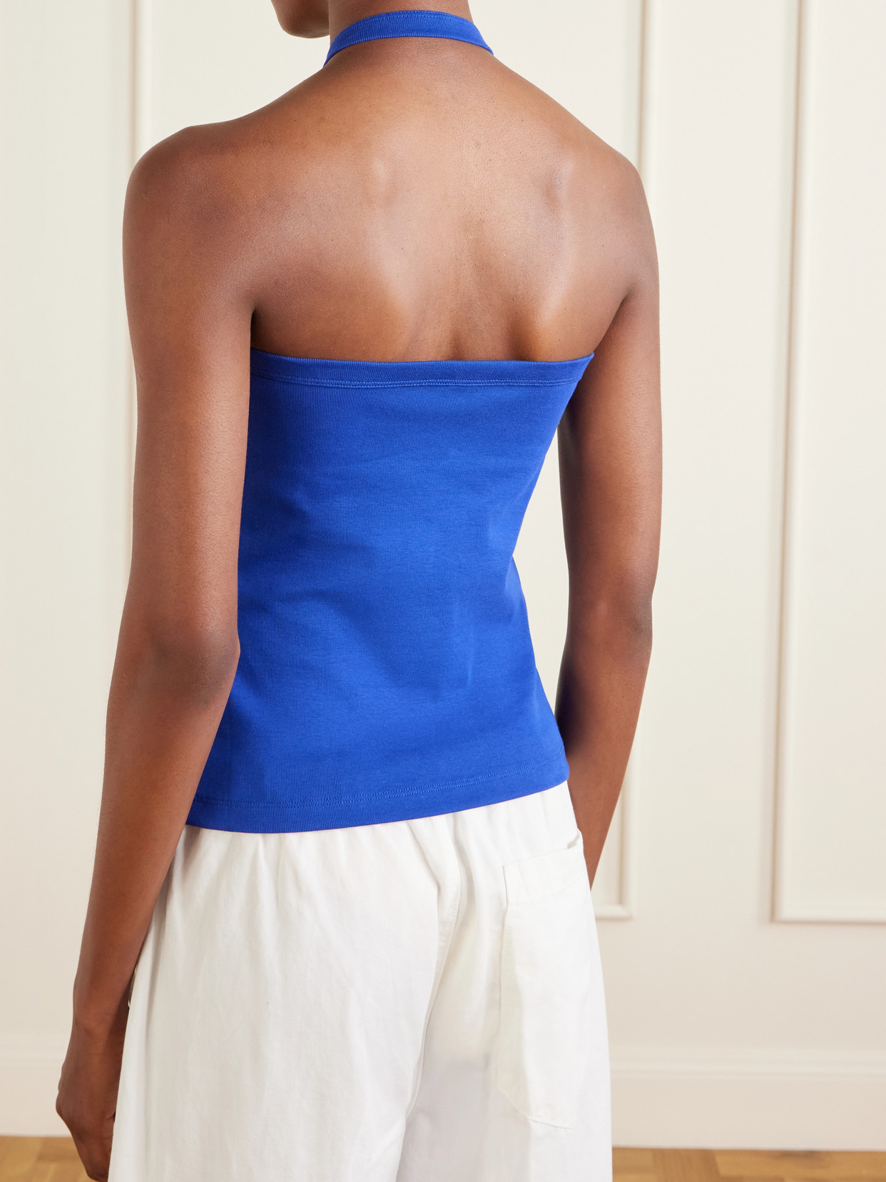 Angie Halterneck Organic Cotton-Jersey Tank