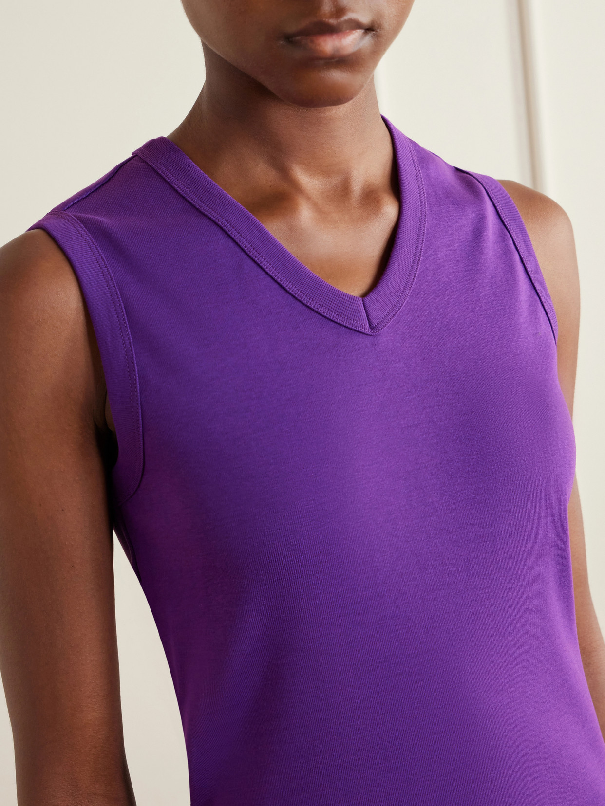 Jill Organic Cotton-Jersey Tank