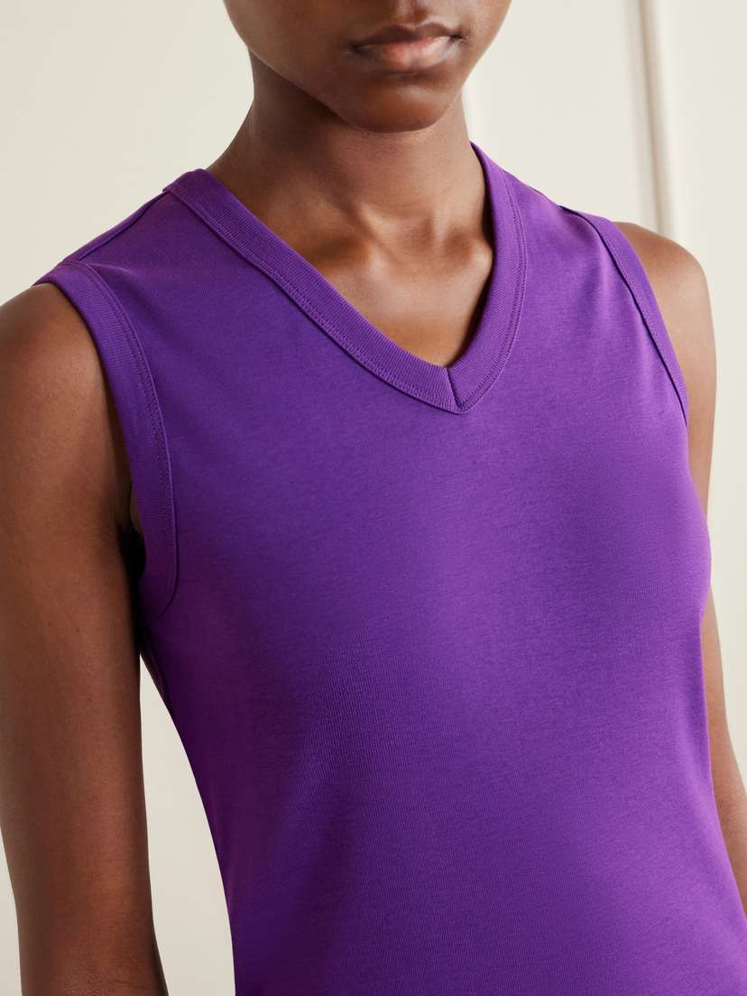 FLORE FLORE Jill Organic Cotton-jersey Tank | Thumbnail 4