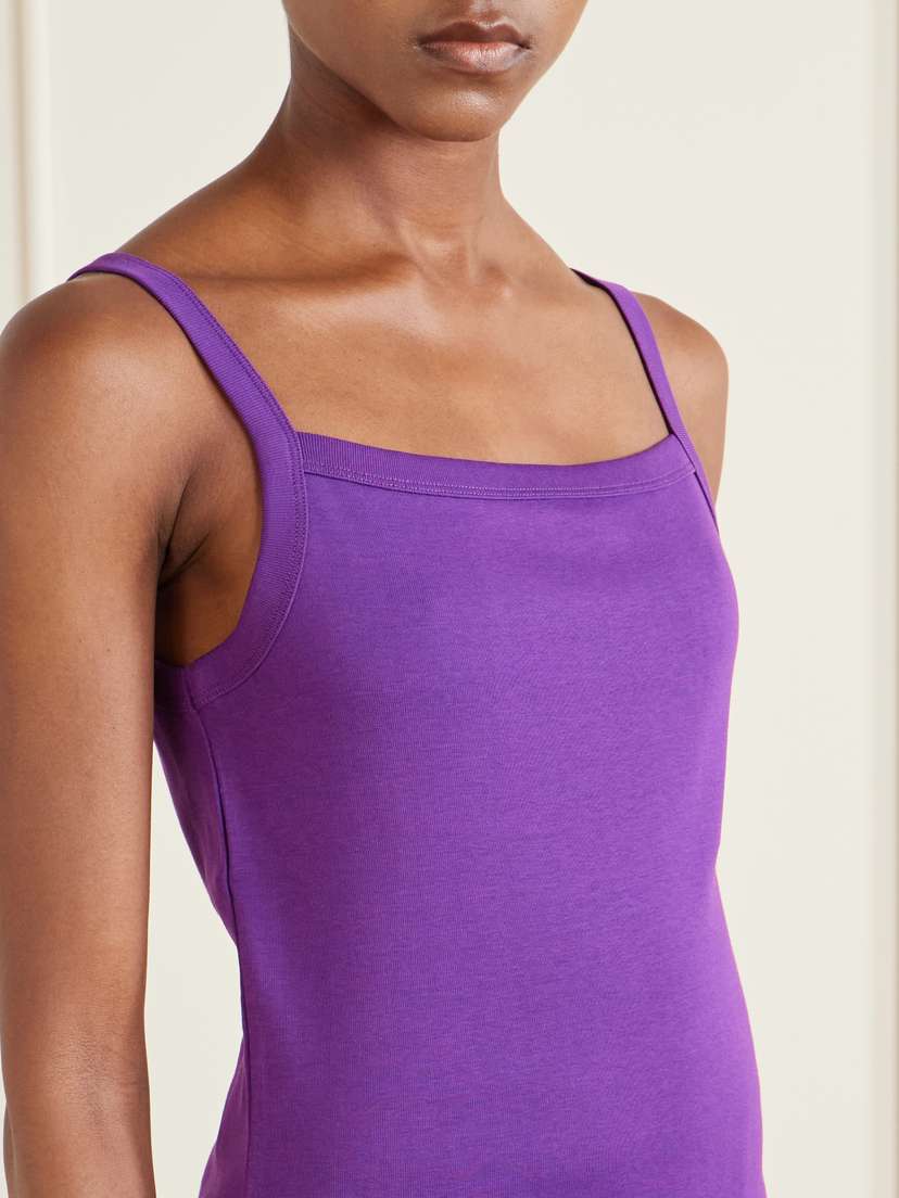 FLORE FLORE May Organic Cotton-jersey Tank | Thumbnail 3 FLORE FLORE May Organic Cotton-jersey Tank | Thumbnail 3