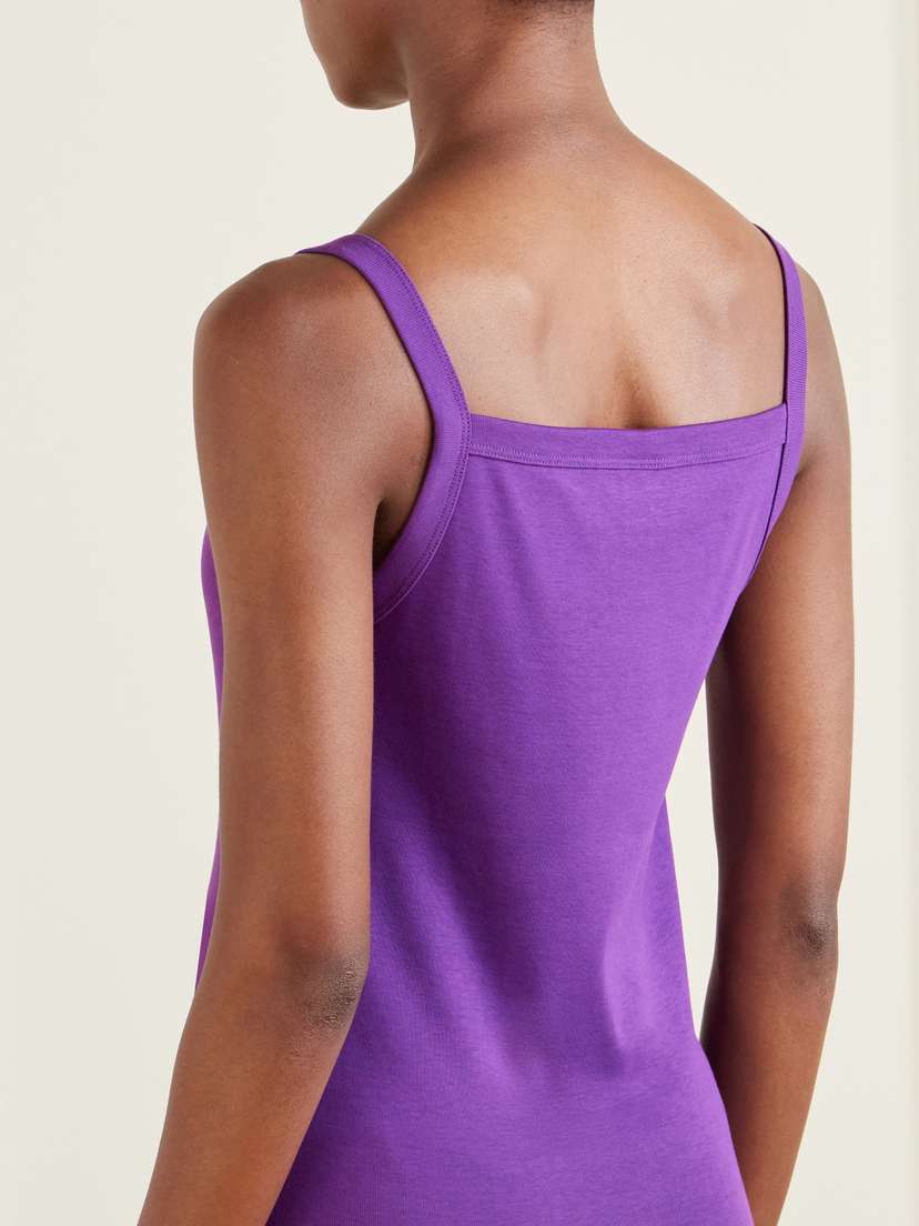 FLORE FLORE May Organic Cotton-jersey Tank | Thumbnail 4 FLORE FLORE May Organic Cotton-jersey Tank | Thumbnail 4