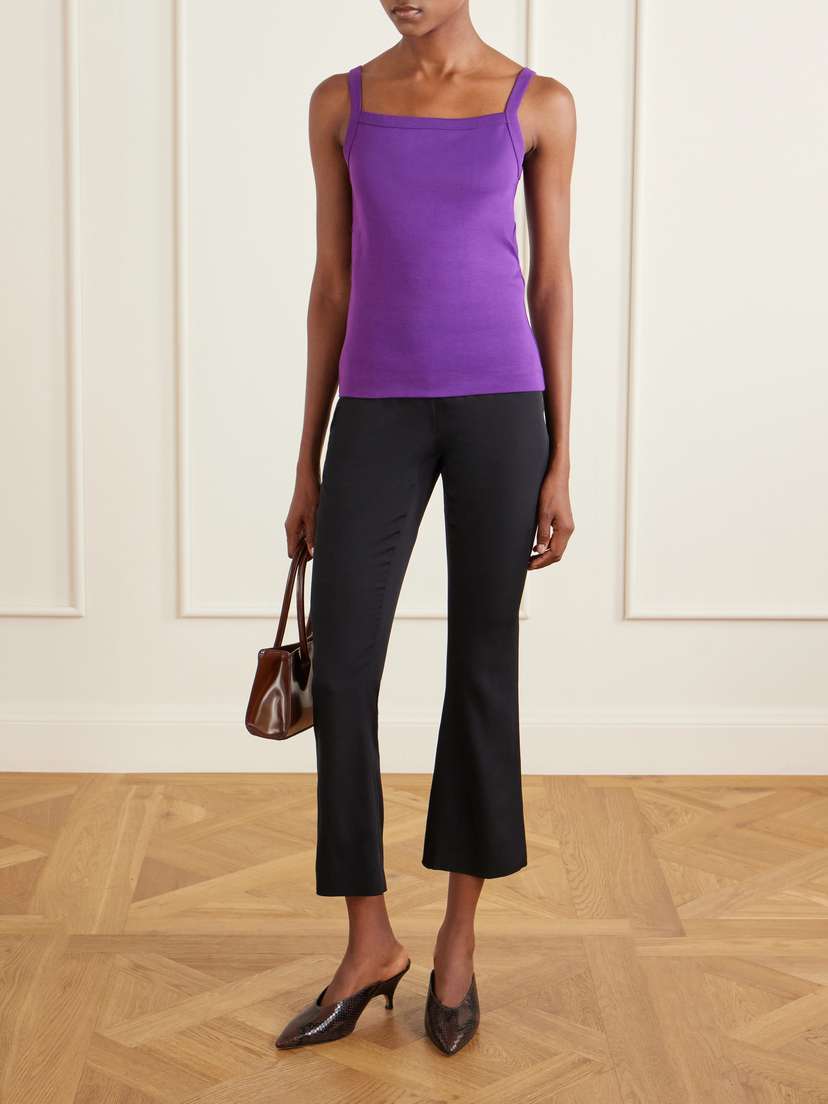 FLORE FLORE May Organic Cotton-jersey Tank | Thumbnail 2 FLORE FLORE May Organic Cotton-jersey Tank | Thumbnail 2